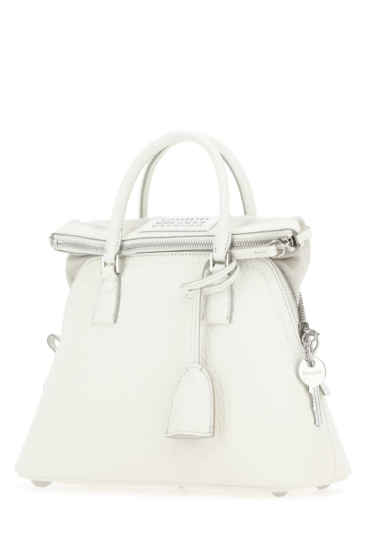 MAISON MARGIELA BORSA For Women Exterior: 100% Leather Lining: 100% Suede Finishing: Silver metal
