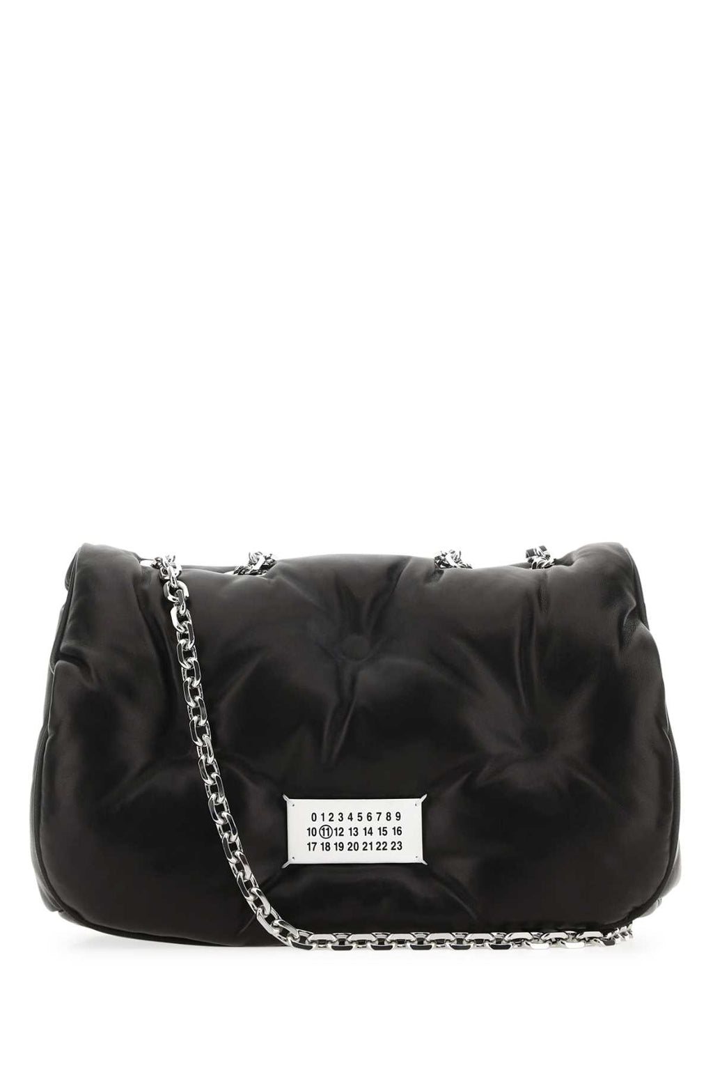 MAISON MARGIELA GLAM SLAM FLAP MEDIUM For Women Corpo: 100% Pelle Ovina - Applicazione: 100% Pelle Bovina - Fodera: 100% Poliestere - Interno: 100% Pelle Ovina - Minuteria Metallica: 100% Ottone - Minuteria Metallica 1: 100% Zama