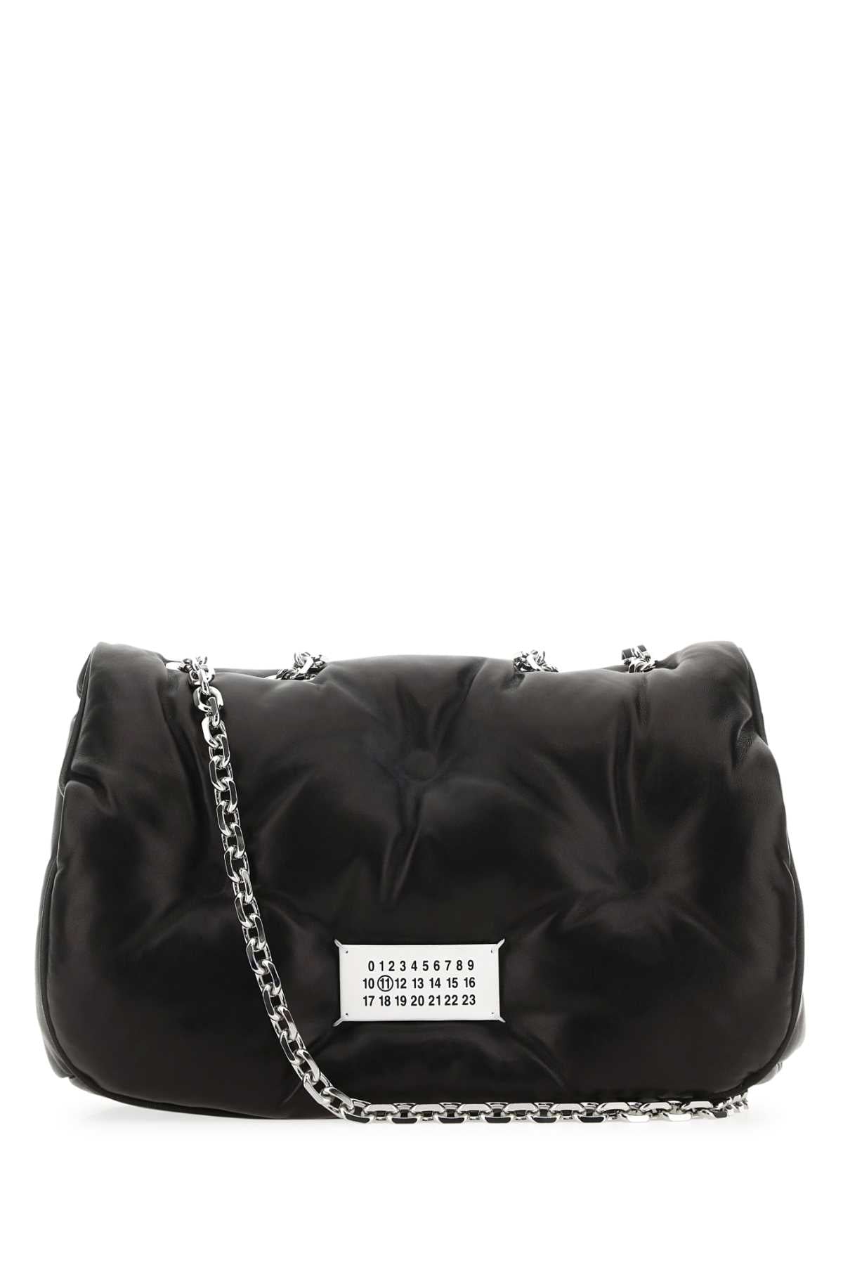 MAISON MARGIELA GLAM SLAM FLAP MEDIUM For Women Corpo: 100% Pelle Ovina - Applicazione: 100% Pelle Bovina - Fodera: 100% Poliestere - Interno: 100% Pelle Ovina - Minuteria Metallica: 100% Ottone - Minuteria Metallica 1: 100% Zama