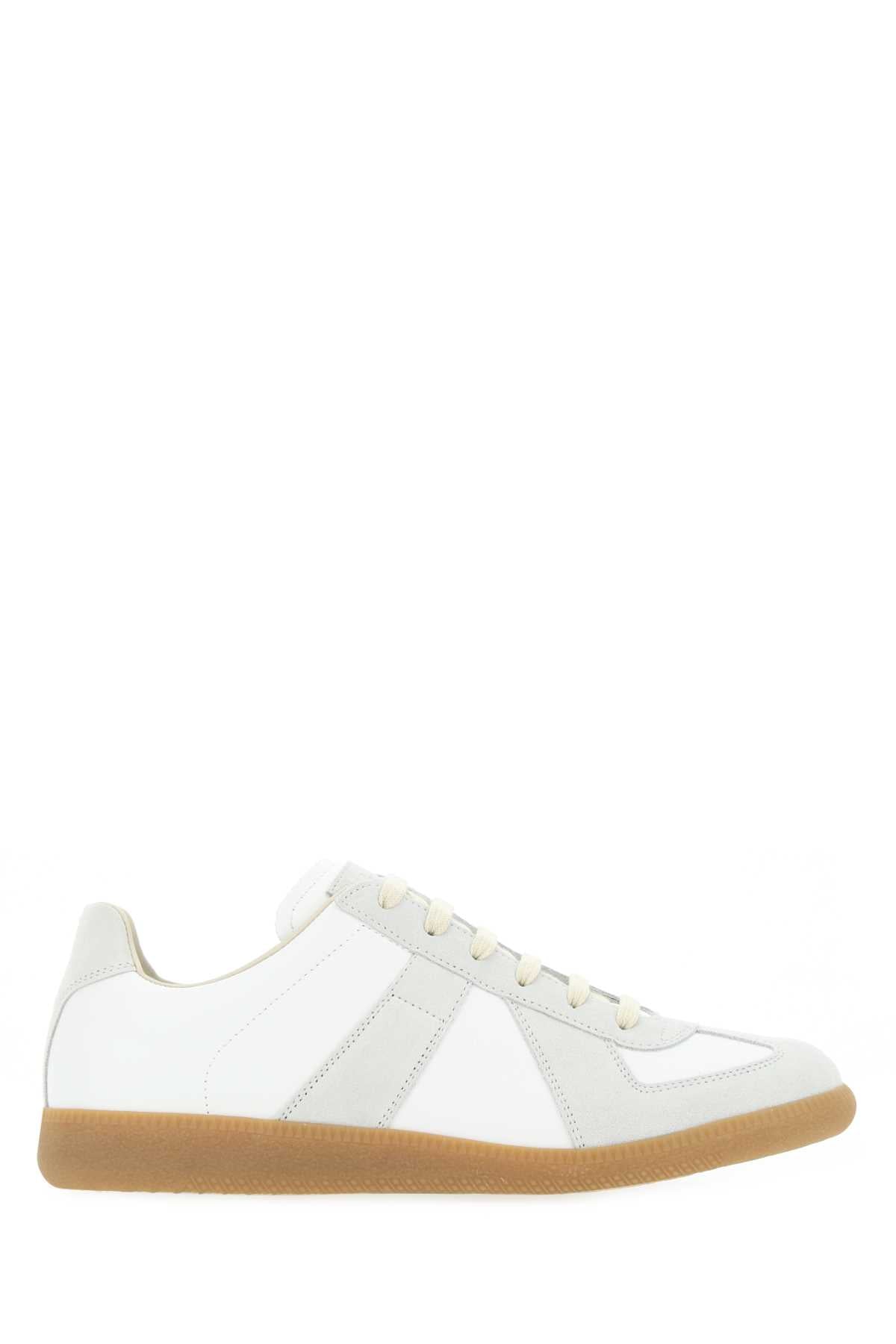 MAISON MARGIELA SNEAKERS For Men Tomaia: 100% Pelle Bovina - Contrasto: 100% Pelle Bovina - Fodera: 100% Cotone - Contrasto: 100% Pelle Bovina - Interno: 100% Pelle Bovina - Suola: 100% Gomma