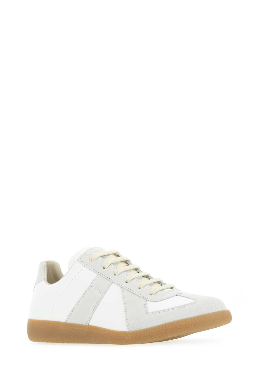 MAISON MARGIELA SNEAKERS For Men Tomaia: 100% Pelle Bovina - Contrasto: 100% Pelle Bovina - Fodera: 100% Cotone - Contrasto: 100% Pelle Bovina - Interno: 100% Pelle Bovina - Suola: 100% Gomma
