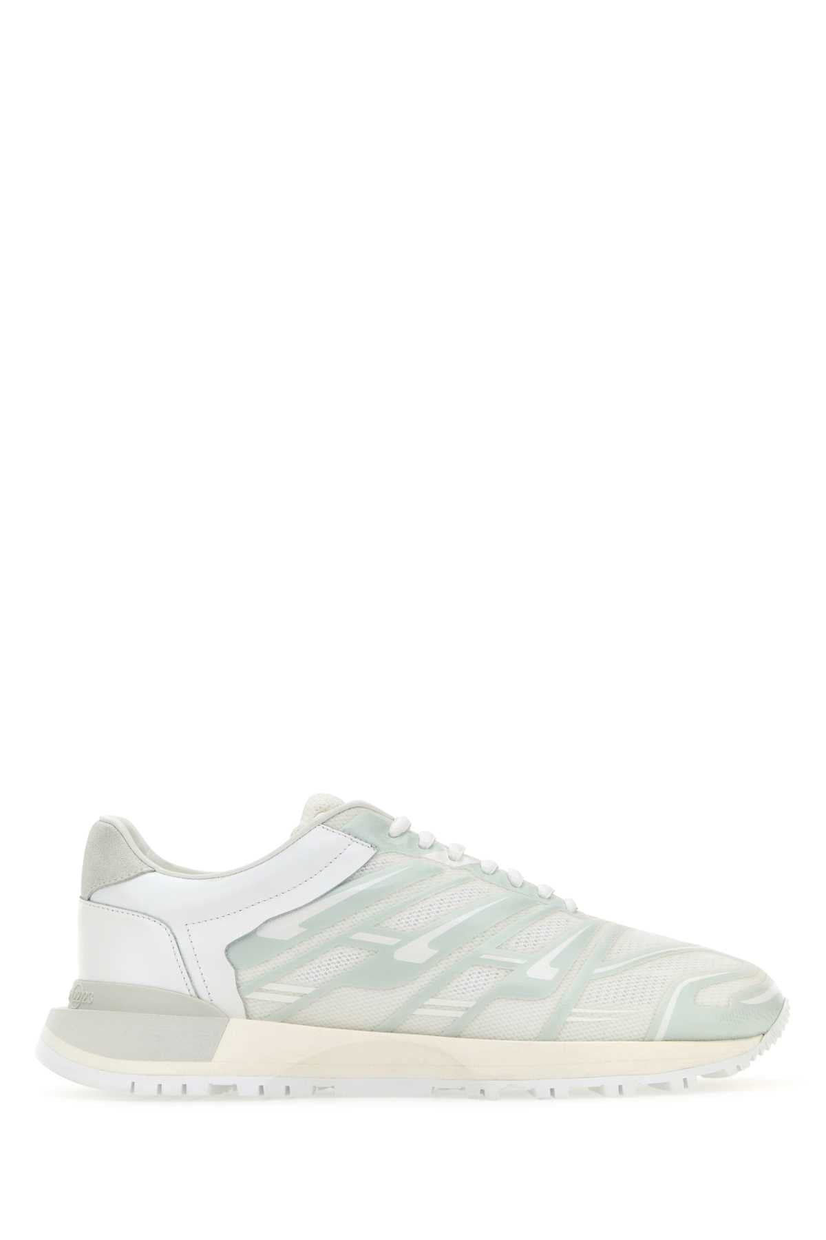 MAISON MARGIELA SNEAKERS For Men Exterior: 100% Fabric 100% Rubber 100% Leather Interior: 100% Leather 100% Fabric Sole: Rubber