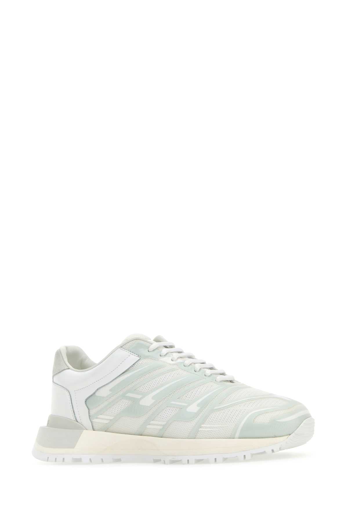 MAISON MARGIELA SNEAKERS For Men Exterior: 100% Fabric 100% Rubber 100% Leather Interior: 100% Leather 100% Fabric Sole: Rubber