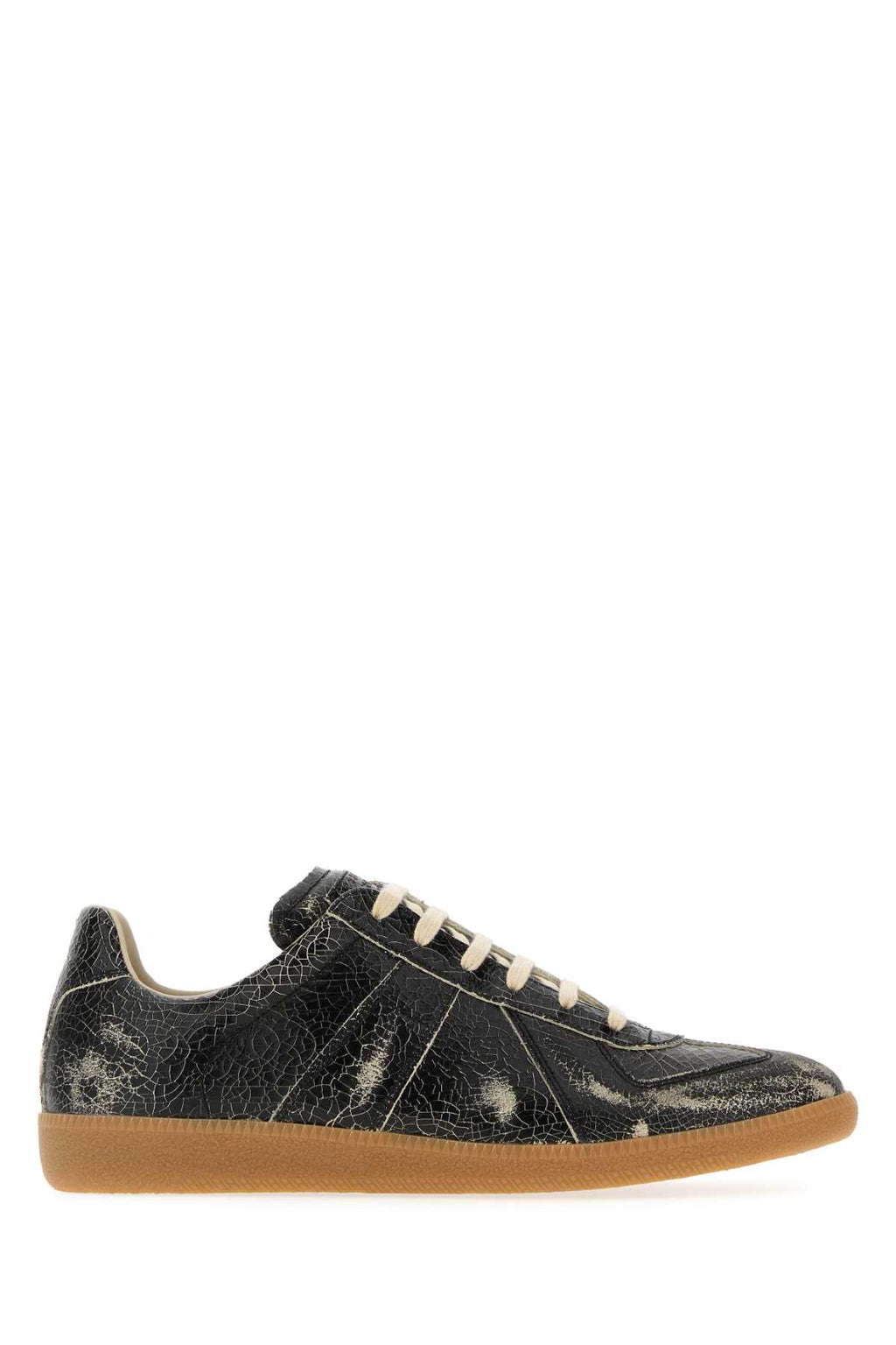 MAISON MARGIELA REPLICA For Men Tomaia: 100% Pelle Bovina - Fodera: 100% Cotone - Contrasto: 100% Pelle Bovina - Interno: 100% Pelle Bovina - Suola: 100% Gomma