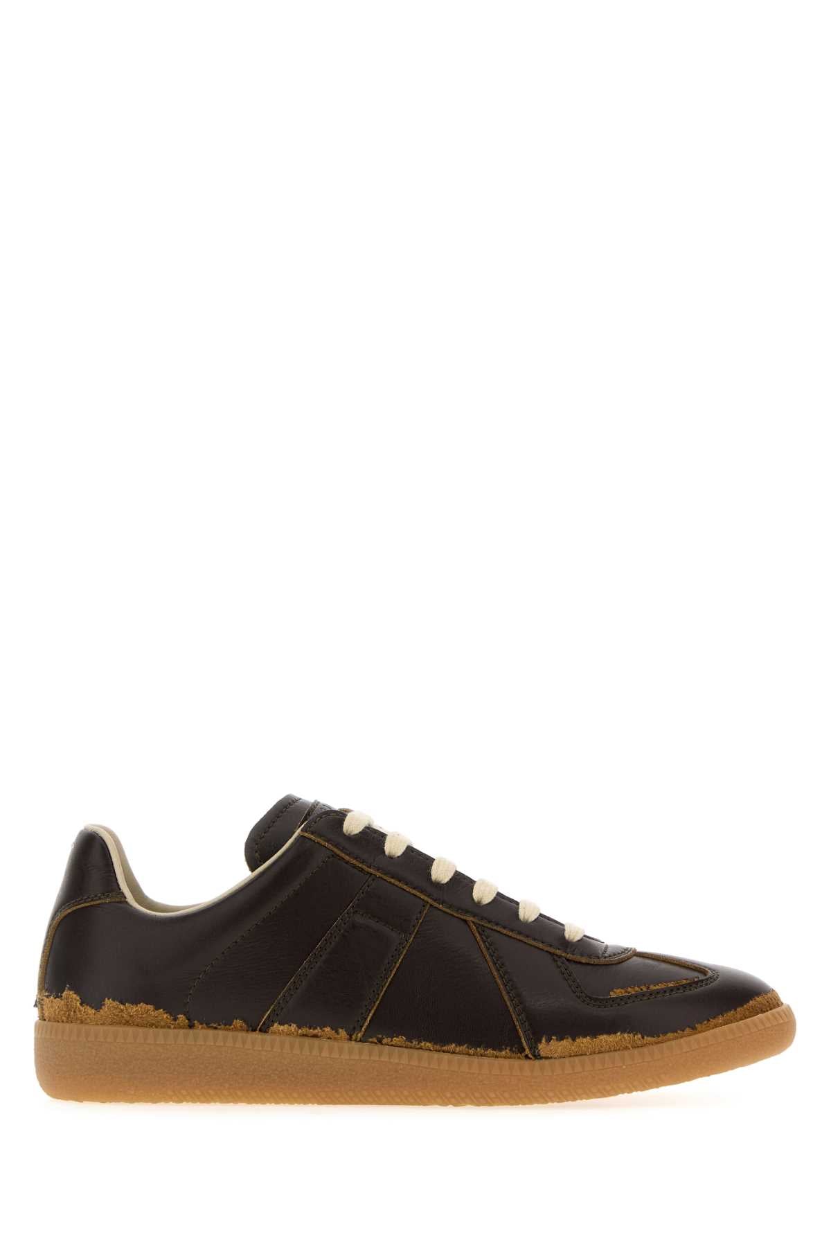 MAISON MARGIELA REPLICA For Women Tomaia: 54% Poliammide 46% Poliuretanica - Fodera: 100% Cotone - Contrasto: 100% Pelle Bovina - Interno: 100% Pelle Bovina - Suola: 100% Gomma