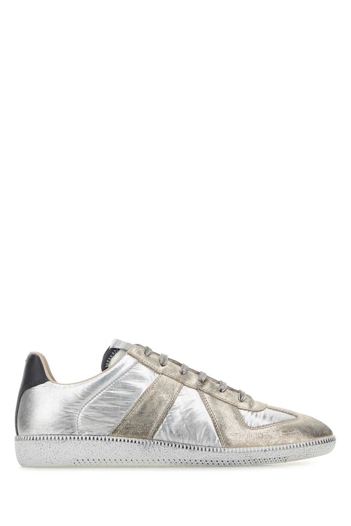 MAISON MARGIELA REPLICA For Men Tomaia: 90% Poliestere 10% Poliammide - Contrasto: 100% Poliestere - Contrasto: 100% Pelle Bovina - Contrasto: 100% Pelle Bovina - Fodera: 100% Cotone - Contrasto: 100% Pelle Bovina - Interno: 100% Pelle Bovina - Suola: 100% Gomma