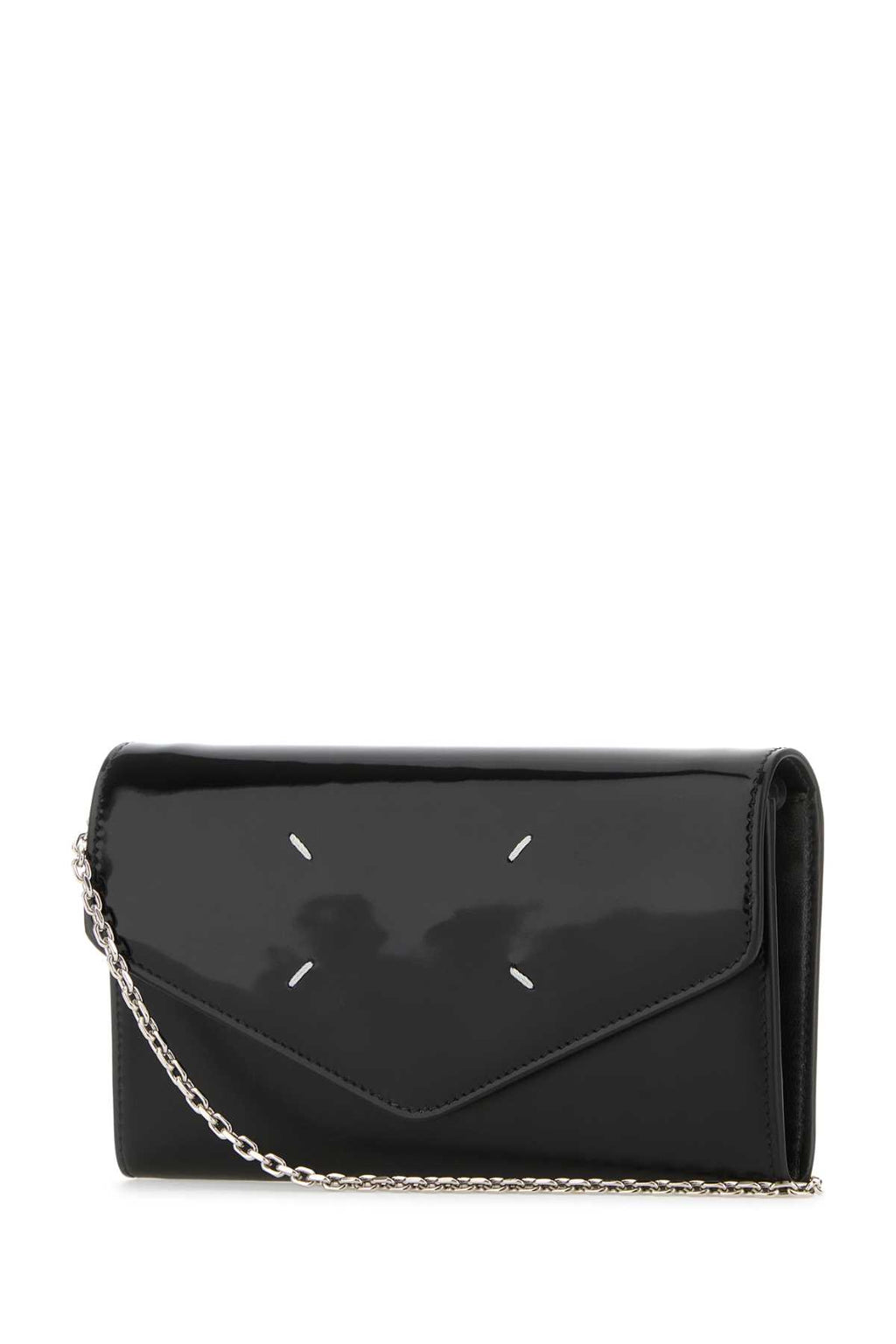 MAISON MARGIELA PORTAFOGLIO For Women Exterior: 100% Calf Finishing: Silver metal