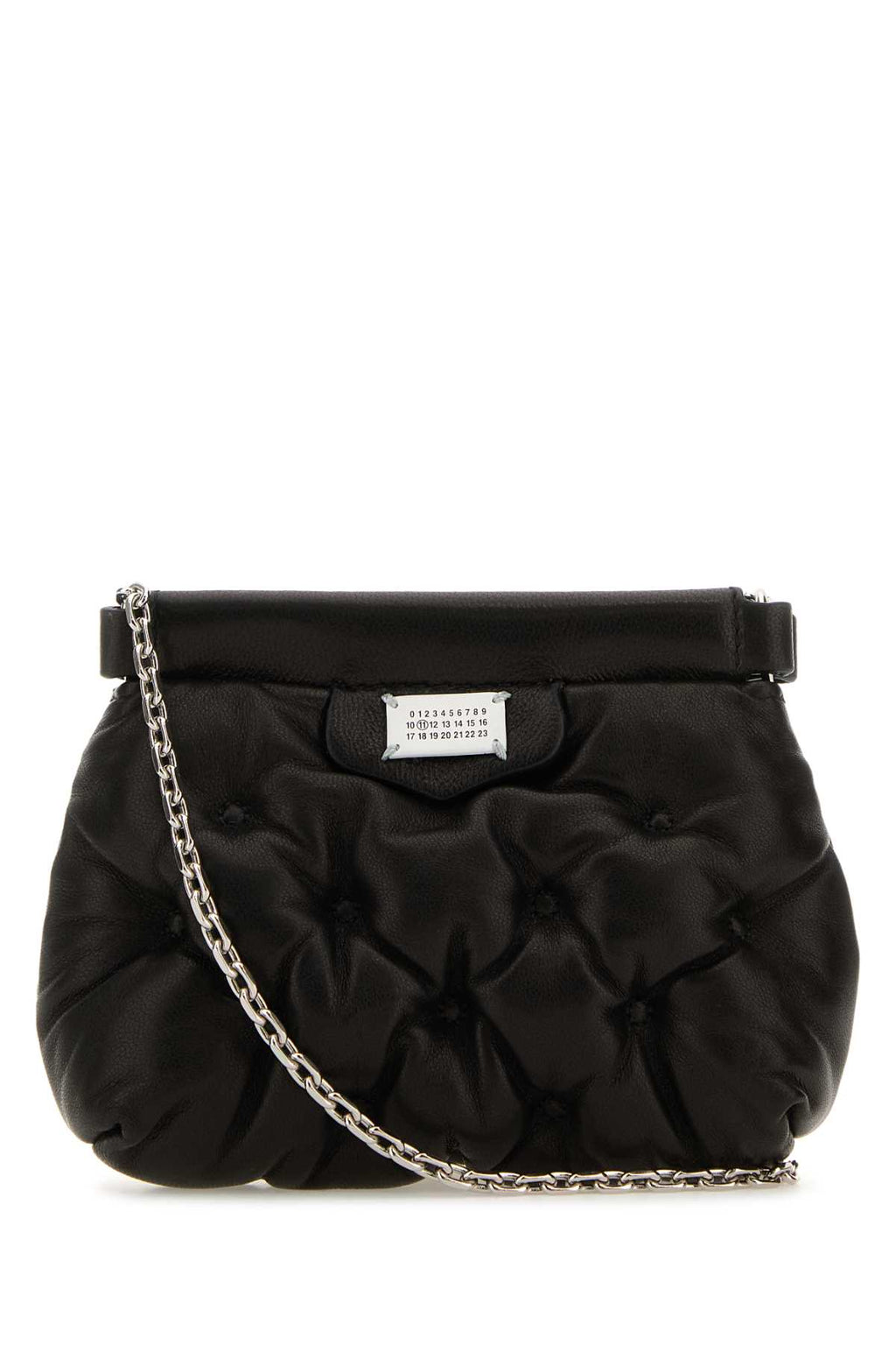 MAISON MARGIELA PORTAFOGLIO For Women Exterior: 100% Nappa leather Lining: 100% Fabric Finishing: Silver metal