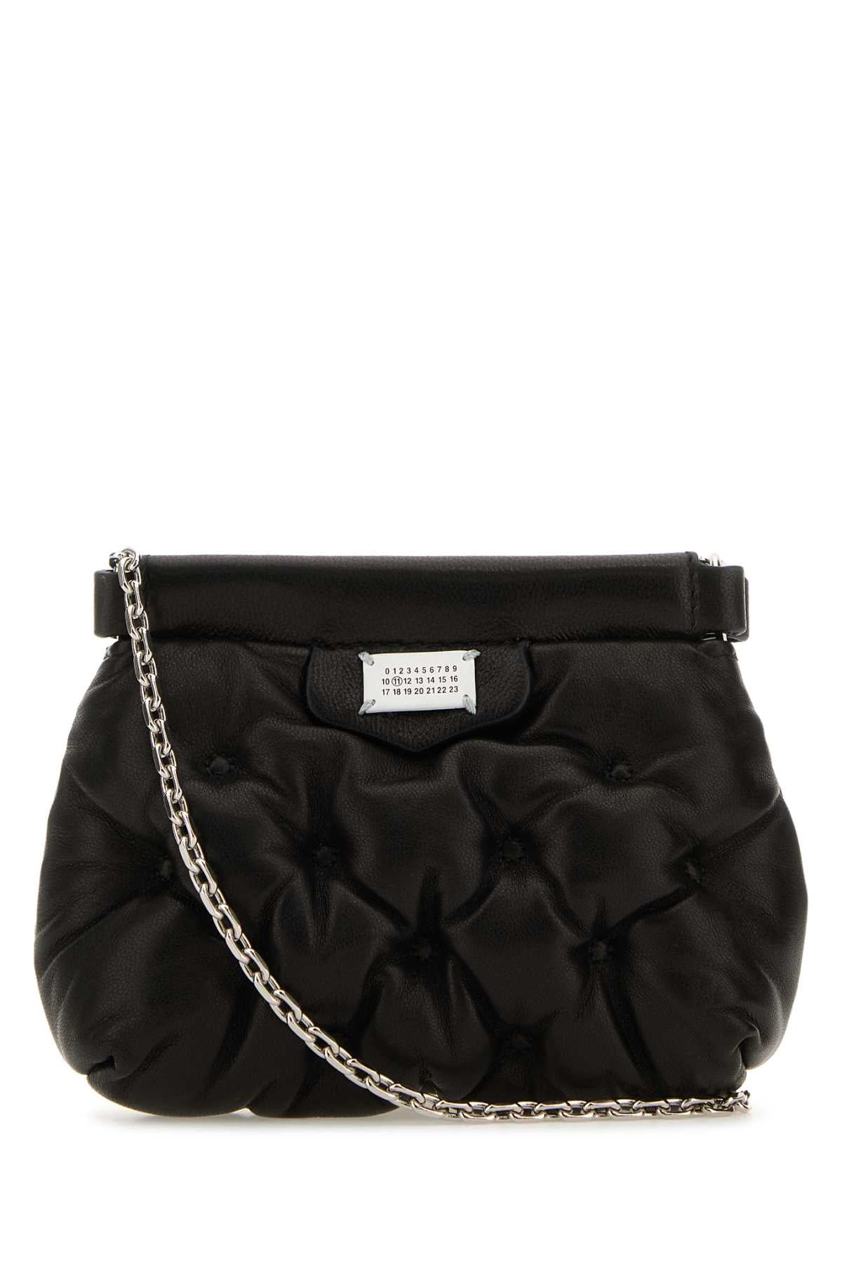 MAISON MARGIELA PORTAFOGLIO For Women Exterior: 100% Nappa leather Lining: 100% Fabric Finishing: Silver metal