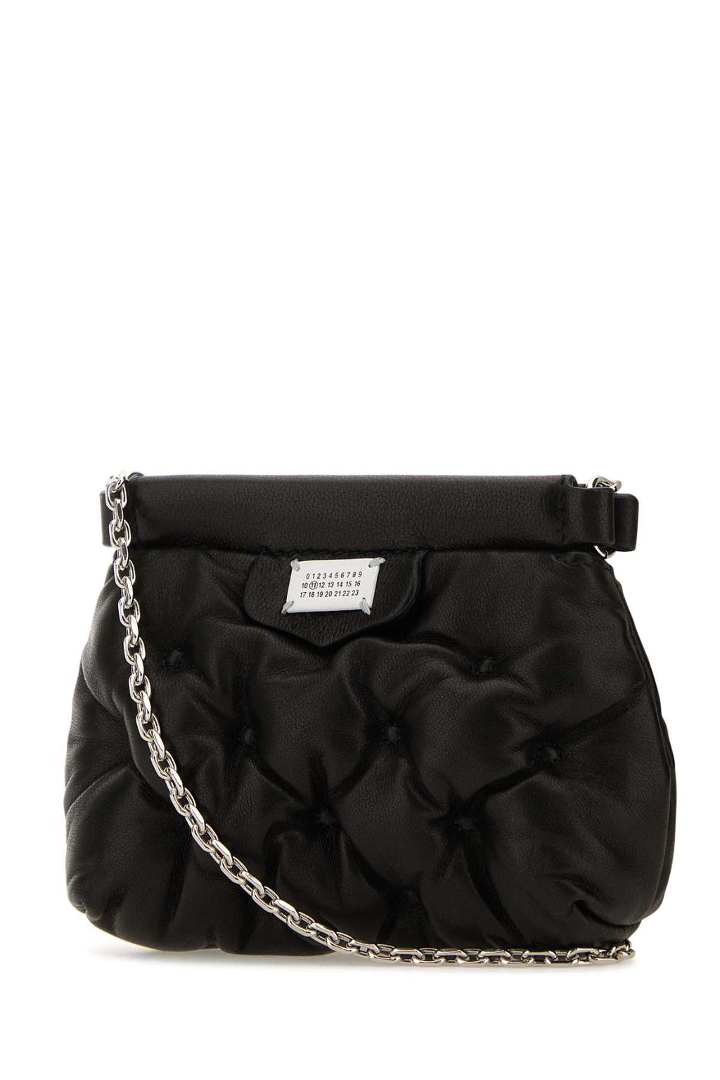 MAISON MARGIELA PORTAFOGLIO For Women Exterior: 100% Nappa leather Lining: 100% Fabric Finishing: Silver metal