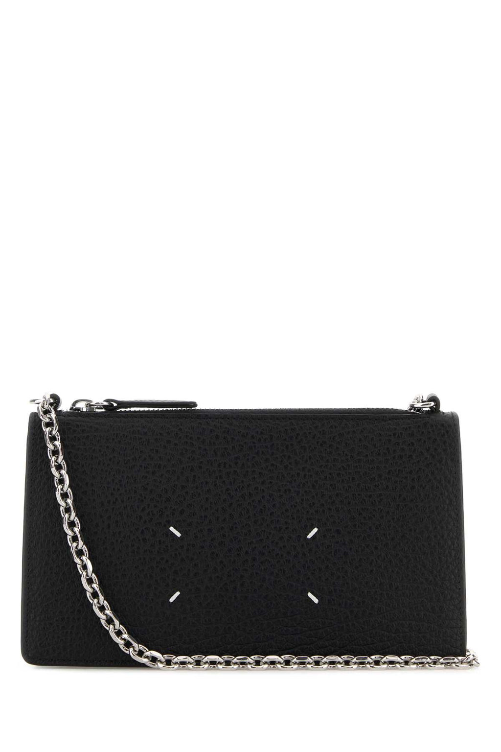 MAISON MARGIELA ZIPPED WALLET ON CHAIN For Women Corpo: 100% Pelle Bovina - Interno: 100% Pelle Bovina - Fodera: 100% Viscosa - Minuteria Metallica: 95% Ottone 5% Zinc Alloy