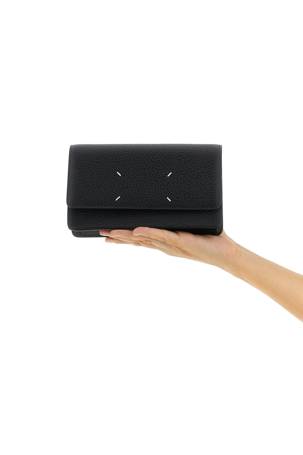 MAISON MARGIELA Logo chain wallet For Unisex 100% calf leather (bos taurus)