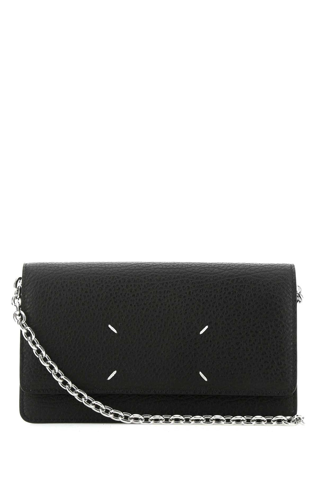 MAISON MARGIELA WALLET ON CHAIN MEDIUM For Women Corpo: 100% Pelle Bovina - Interno: 100% Pelle Bovina - Fodera: 100% Viscosa - Minuteria Metallica: 95% Ottone 5% Zinc Alloy