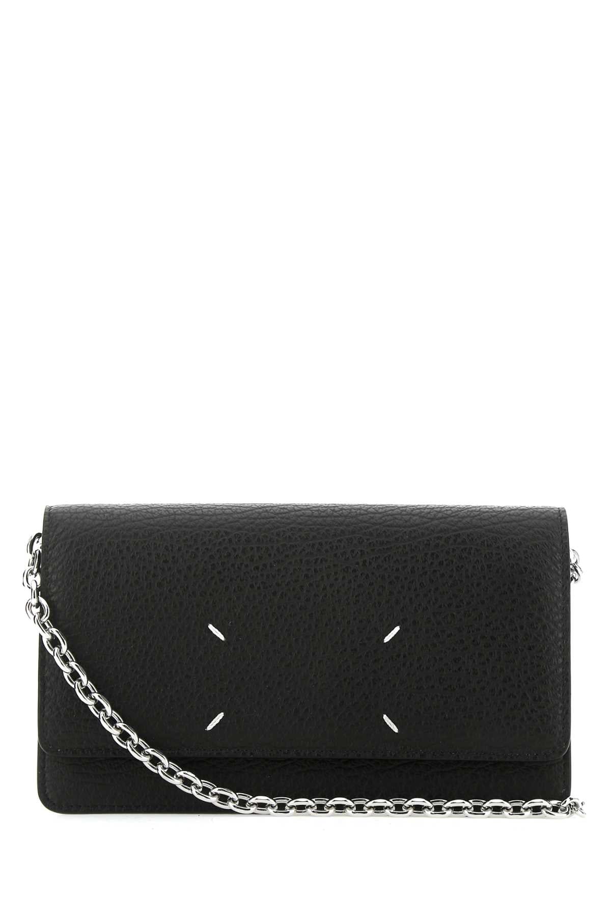 MAISON MARGIELA WALLET ON CHAIN MEDIUM For Women Corpo: 100% Pelle Bovina - Interno: 100% Pelle Bovina - Fodera: 100% Viscosa - Minuteria Metallica: 95% Ottone 5% Zinc Alloy