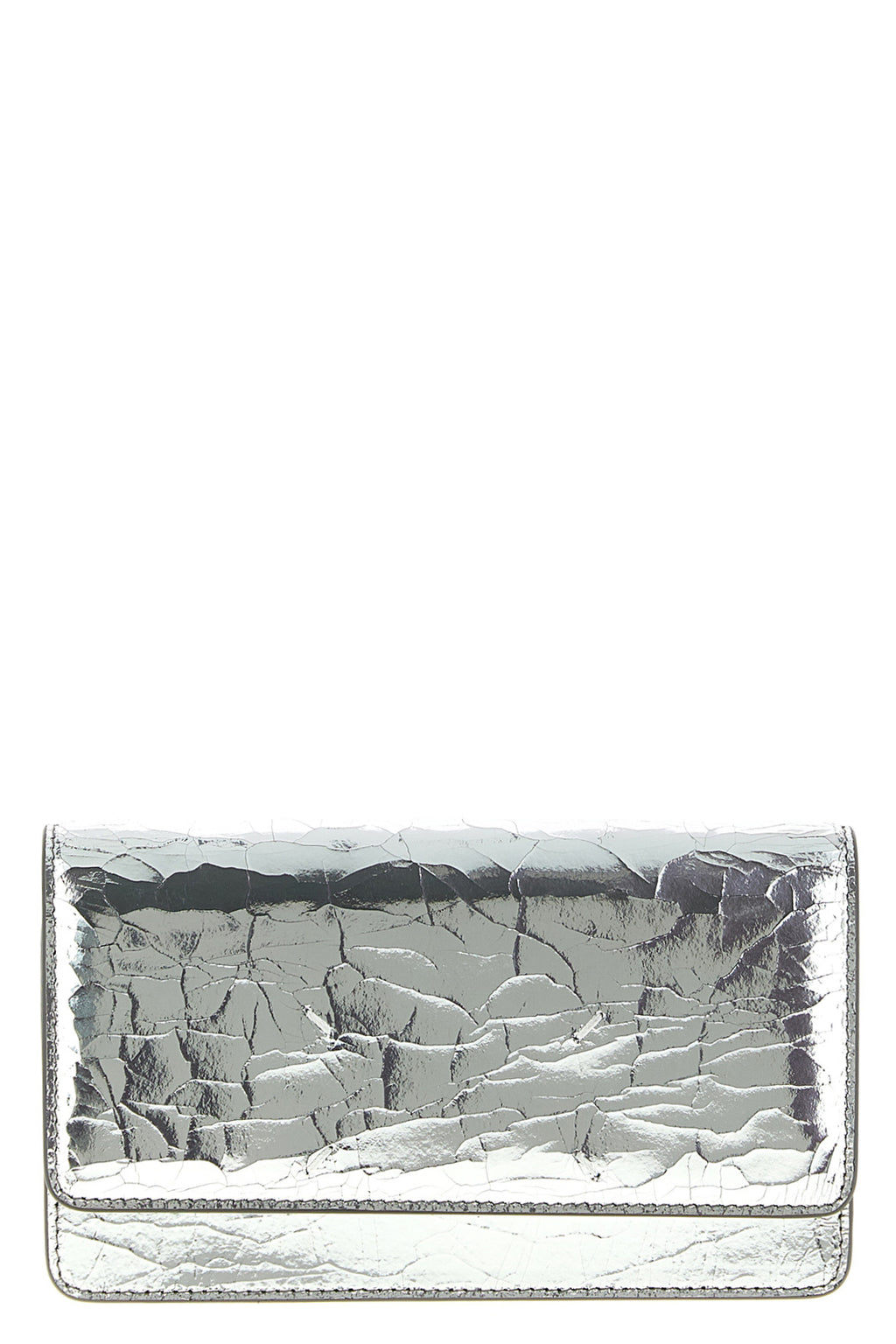 MAISON MARGIELA Wallet on chain broken mirror For Women 100% calfskin leather