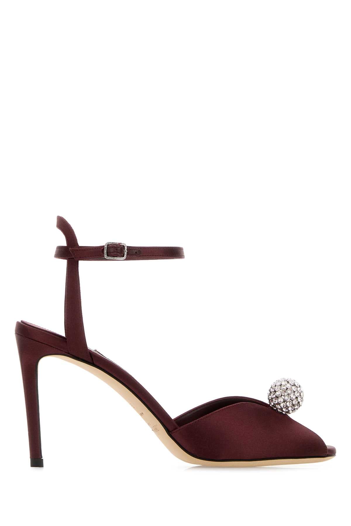 JIMMY CHOO SACORA 85 For Women Exterior: 100% Fabric Interior: 100% Leather Sole: Leather