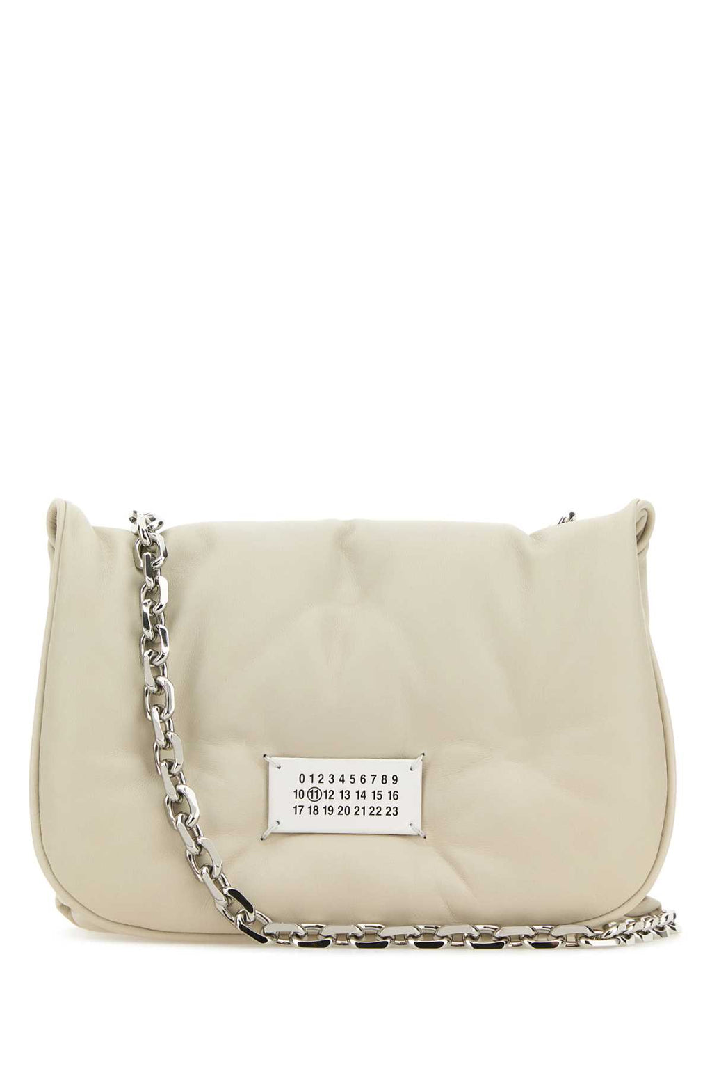 MAISON MARGIELA BORSA For Women Corpo: 100% Pelle Ovina - Applicazione: 100% Pelle Bovina - Fodera: 100% Poliestere - Interno: 100% Pelle Ovina - Minuteria Metallica: 100% Ottone - Minuteria Metallica 1: 94% Zinc Alloy 4% Alluminio 2% Rame