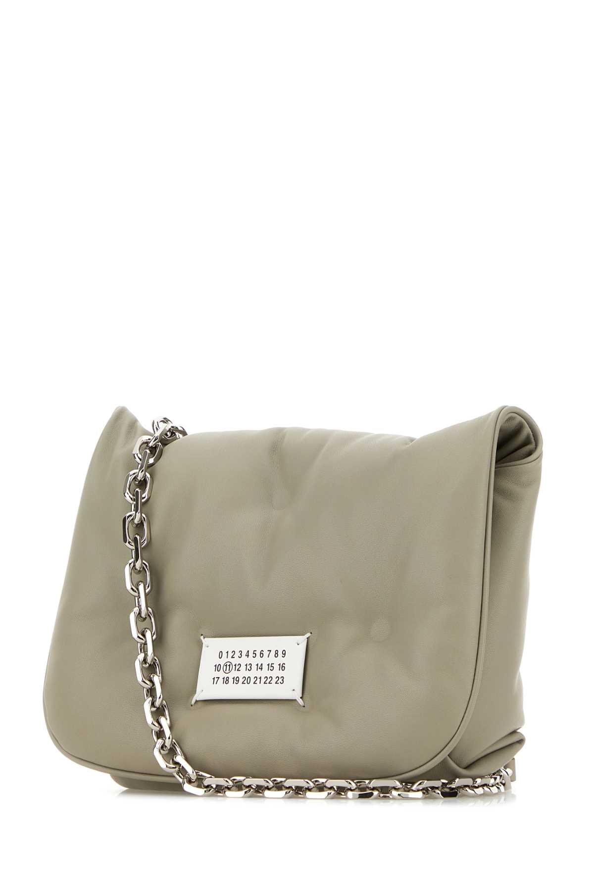 MAISON MARGIELA GLAM SLAM FLAP SMALL For Women Exterior: 100% Nappa leather Lining: 100% Fabric Finishing: Silver metal