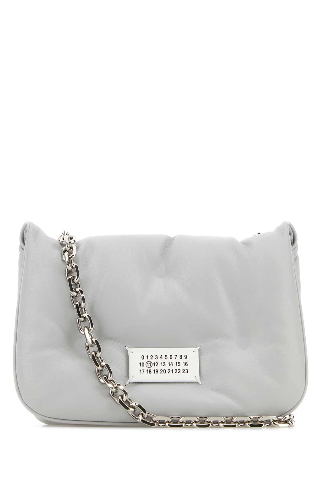 MAISON MARGIELA GLAM SLAM FLAP SMALL For Women Exterior: 100% Nappa leather Lining: 100% Fabric Finishing: Silver metal