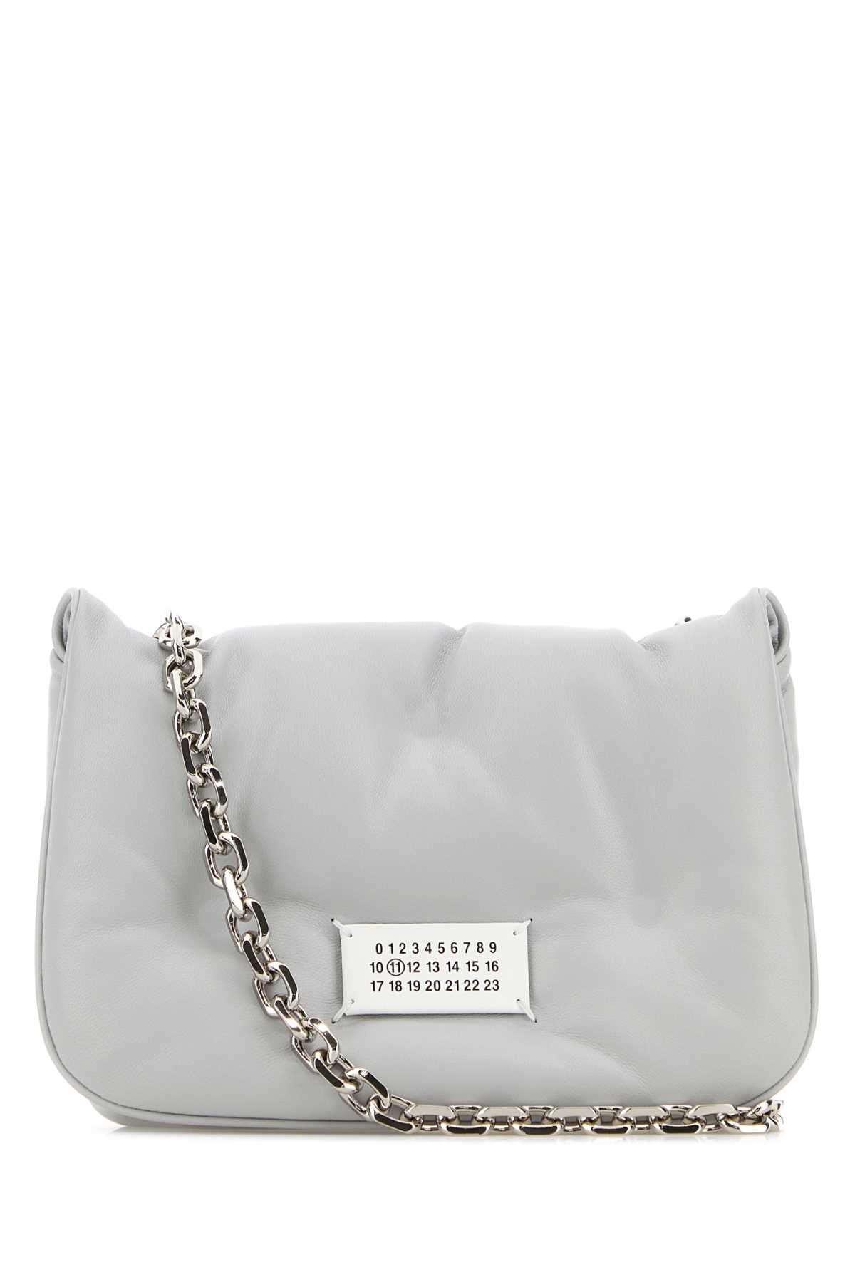 MAISON MARGIELA GLAM SLAM FLAP SMALL For Women Exterior: 100% Nappa leather Lining: 100% Fabric Finishing: Silver metal