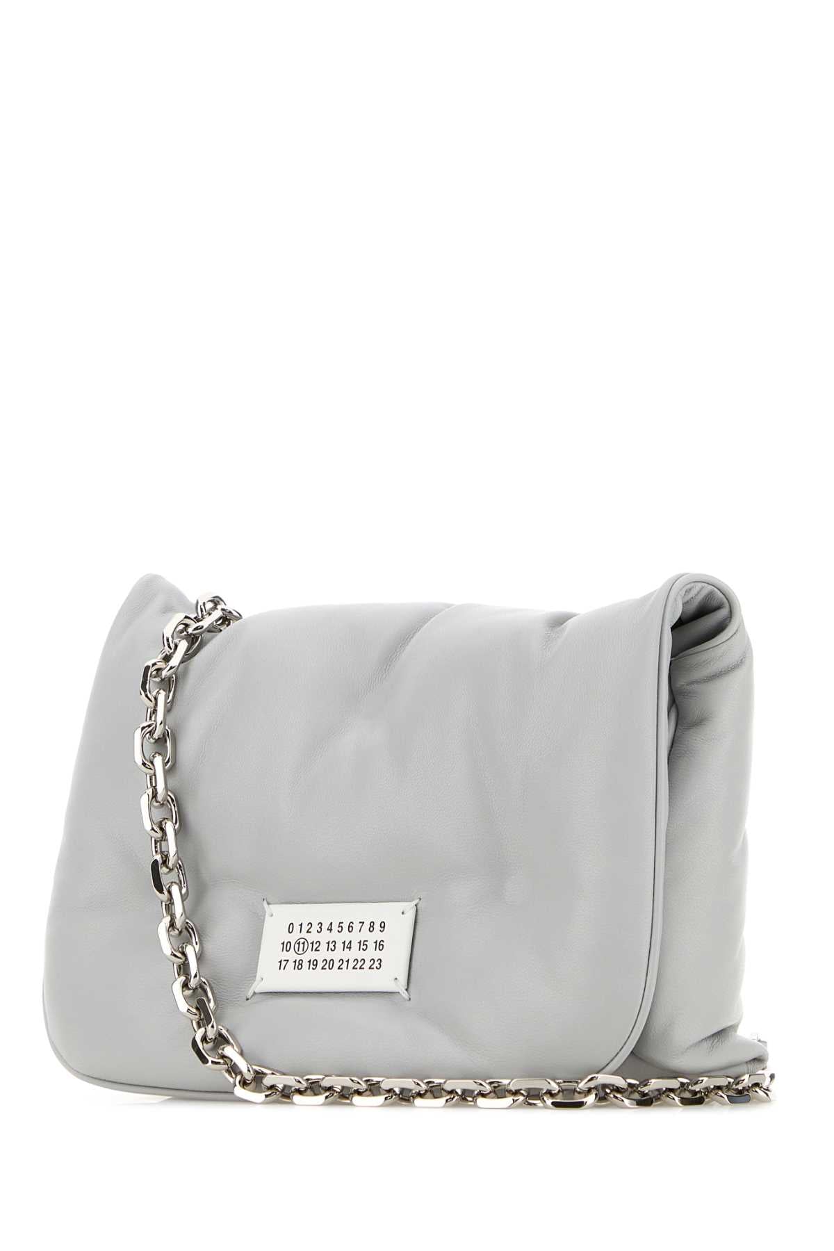 MAISON MARGIELA GLAM SLAM FLAP SMALL For Women Exterior: 100% Nappa leather Lining: 100% Fabric Finishing: Silver metal