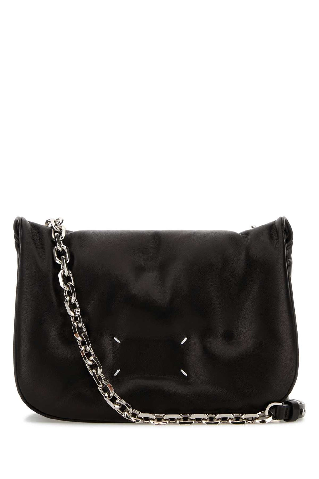 MAISON MARGIELA GLAM SLAM FLAP SMALL For Men Exterior: 100% Leather Lining: 100% Leather Sole: Silver metal
