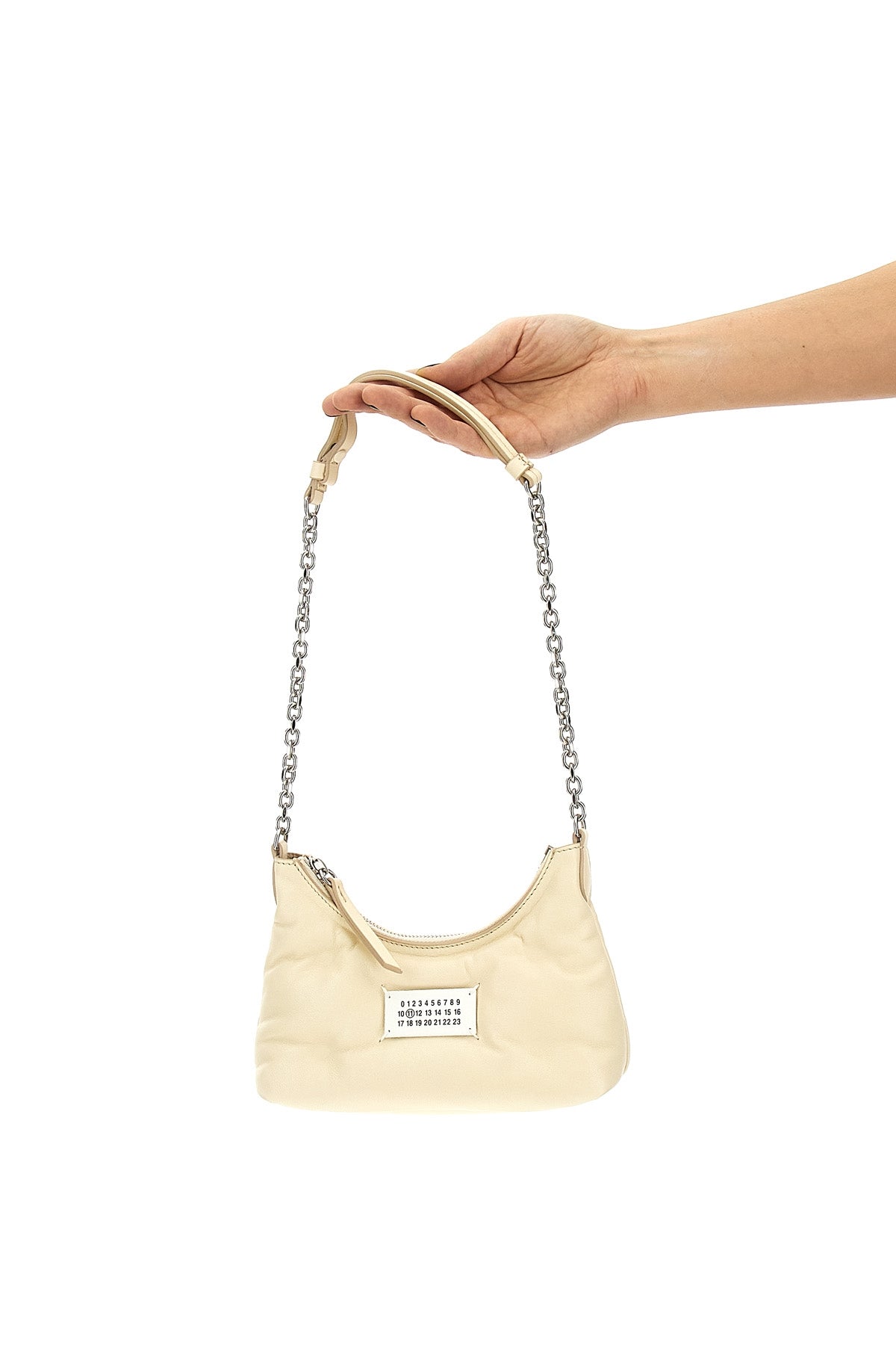 MAISON MARGIELA 'Glam Slam hobo micro' shoulder bag For Unisex 100% lamb leather (Ovis Aries)