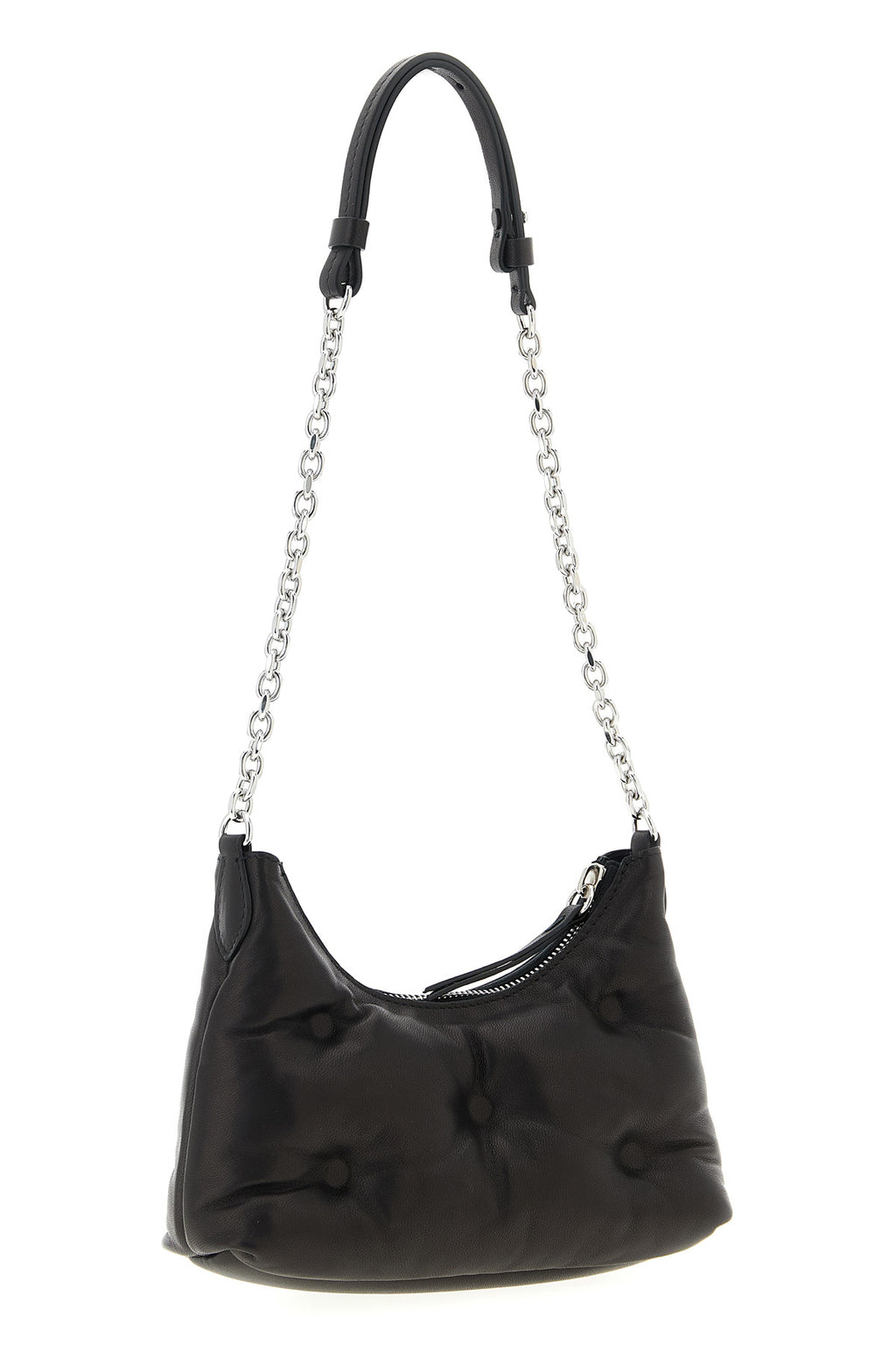 MAISON MARGIELA 'Glam Slam hobo micro' shoulder bag For Women 100% lamb leather (Ovis Aries)