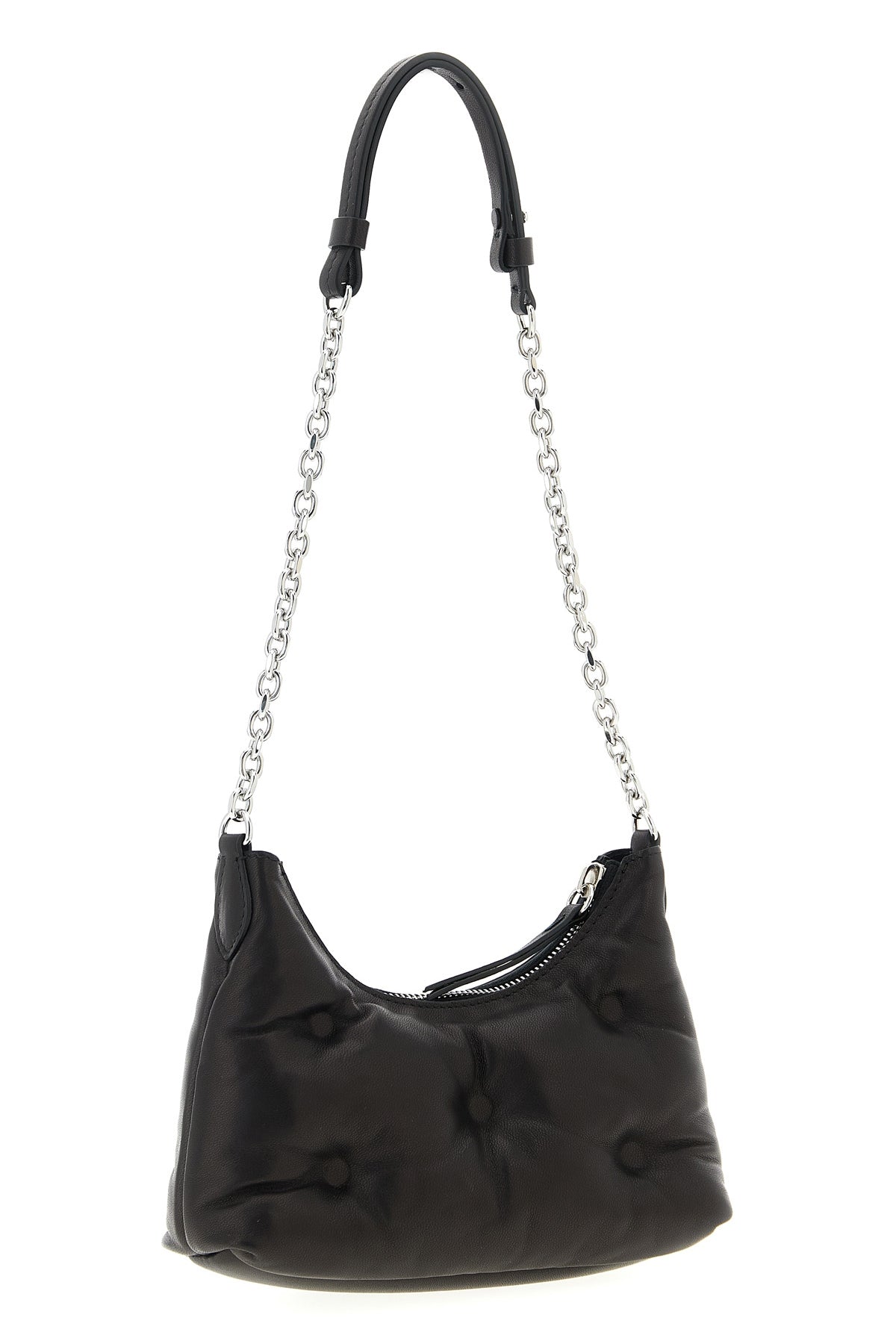 MAISON MARGIELA 'Glam Slam hobo micro' shoulder bag For Women 100% lamb leather (Ovis Aries)