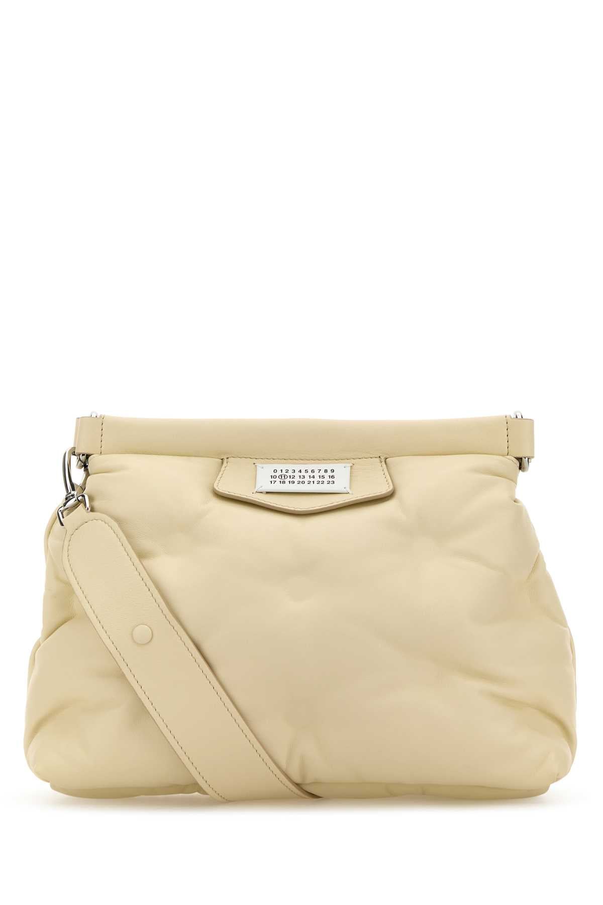 MAISON MARGIELA GLAM SLAM CLASSIQUE SMALL For Women Exterior: 100% Nappa leather Lining: 100% Fabric Finishing: Silver metal