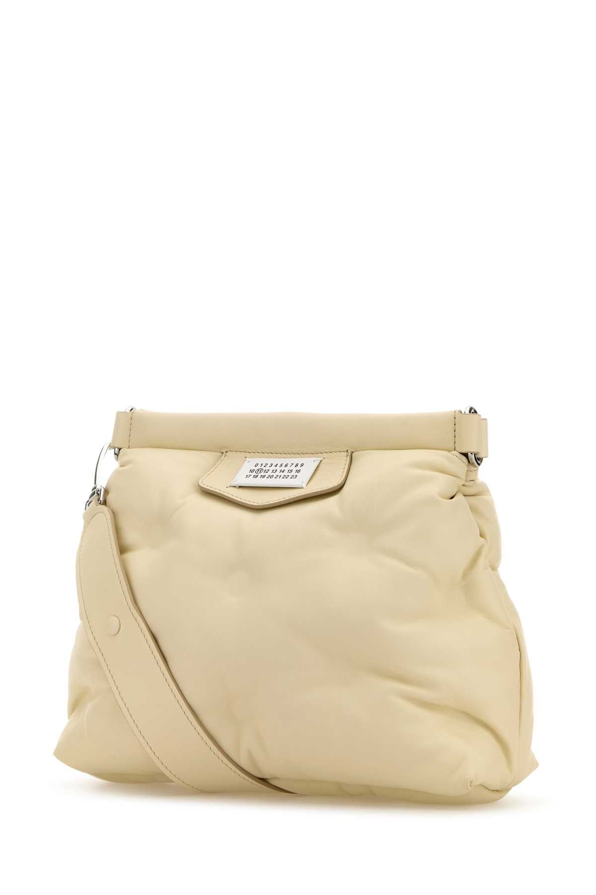 MAISON MARGIELA GLAM SLAM CLASSIQUE SMALL For Women Exterior: 100% Nappa leather Lining: 100% Fabric Finishing: Silver metal