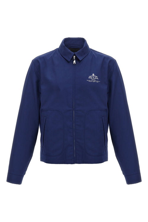 PRADA 'Divisa' jacket For Men 65% polyester, 35% cotton
