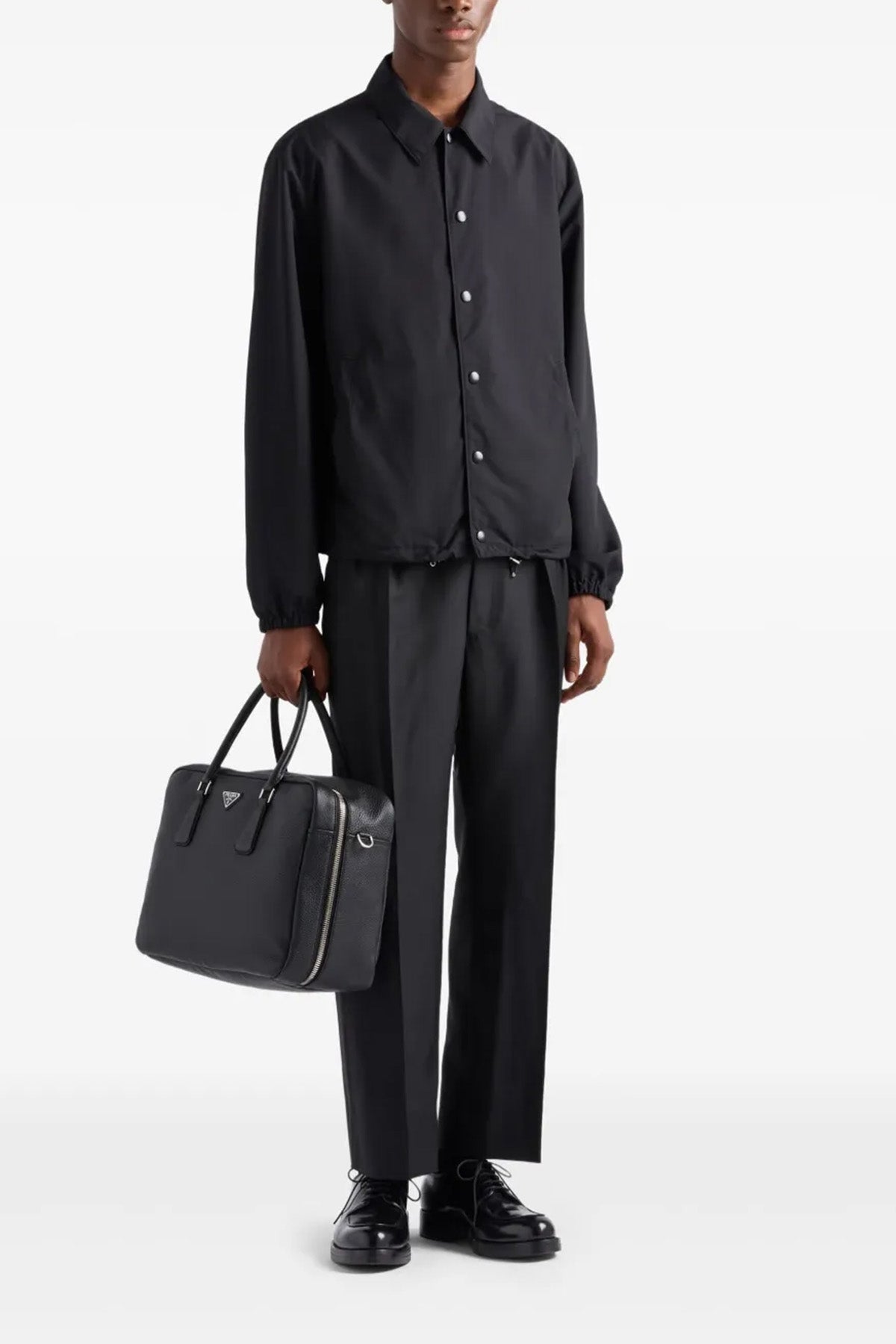 PRADA Travel wool blouson For Men 64% virgin wool, 36% polyamide