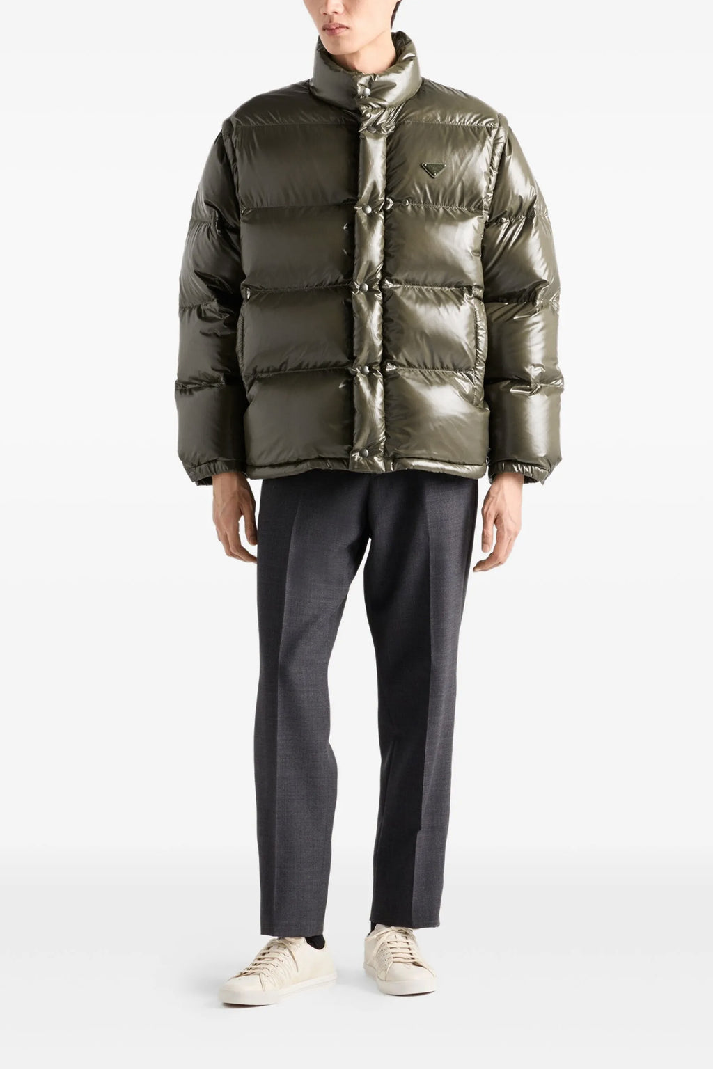 PRADA Re-Nylon down jacket For Men 100% recycled polyamide