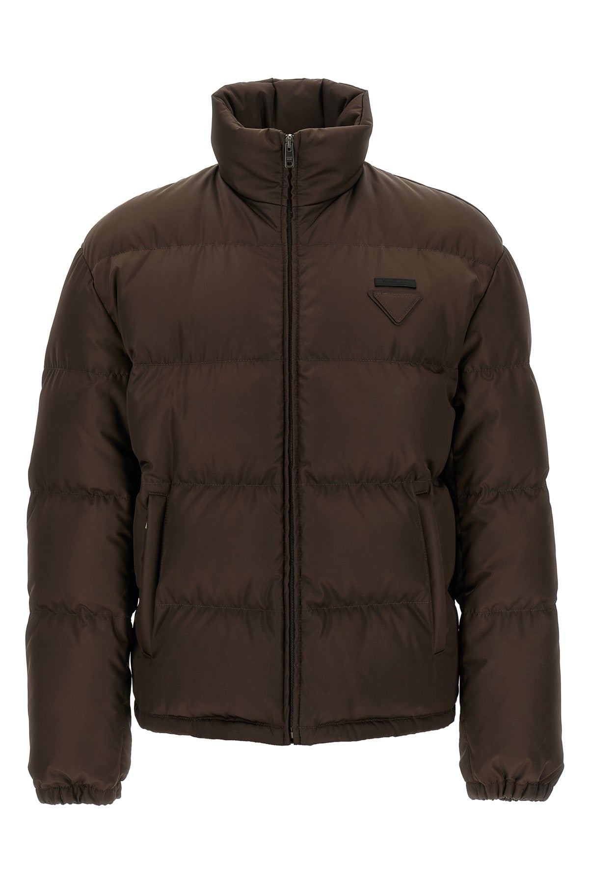 PRADA Logo down jacket For Men 100% recycled polyamide