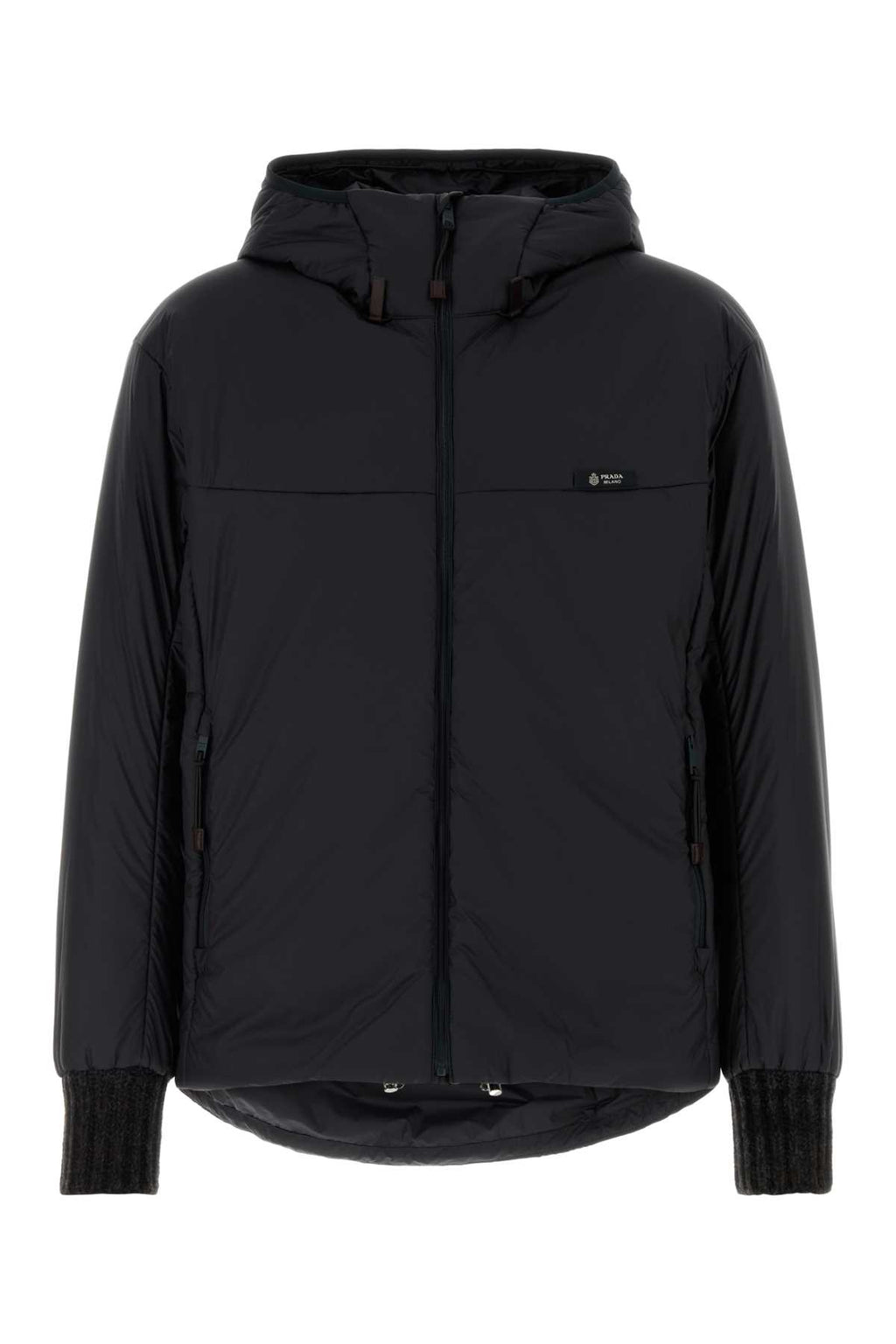 PRADA GIUBBOTTO For Men Exterior: 100% Re-Nylon Lining: 100% Re-Nylon Padding: 100% Recycled polyester