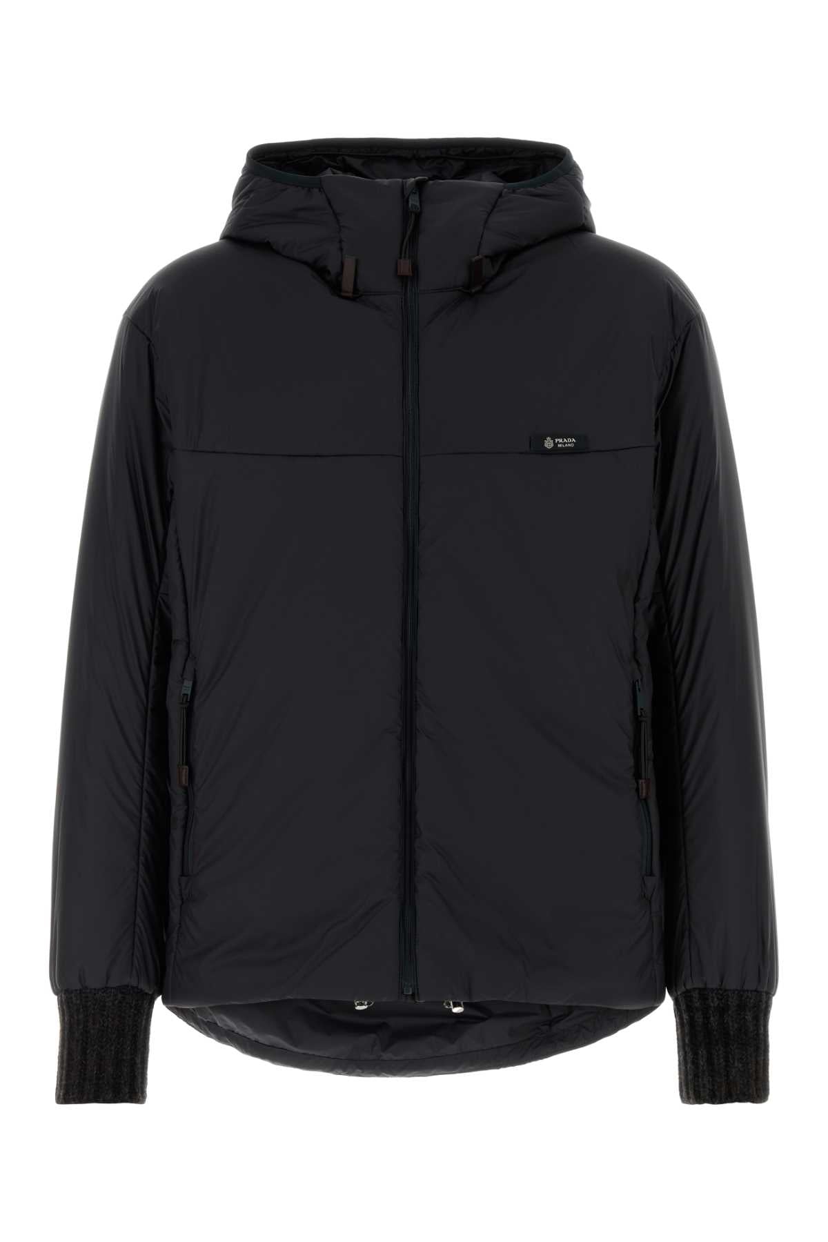 PRADA GIUBBOTTO For Men Exterior: 100% Re-Nylon Lining: 100% Re-Nylon Padding: 100% Recycled polyester
