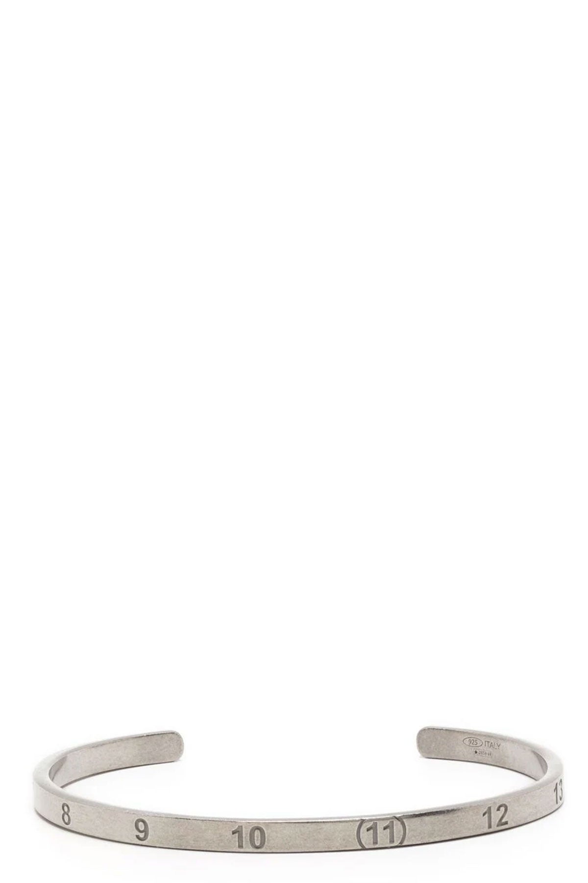 MAISON MARGIELA Logo bracelet For Women 100% silver