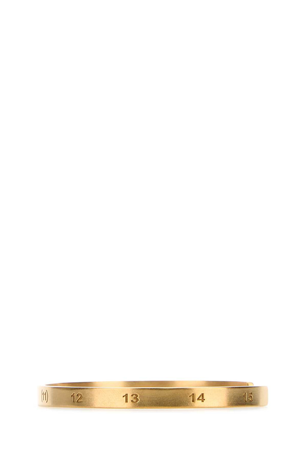 MAISON MARGIELA NUMBER REFERENCE CUFF 6,5mm For Women Exterior: 100% 925 silver Finishing color: Gold
