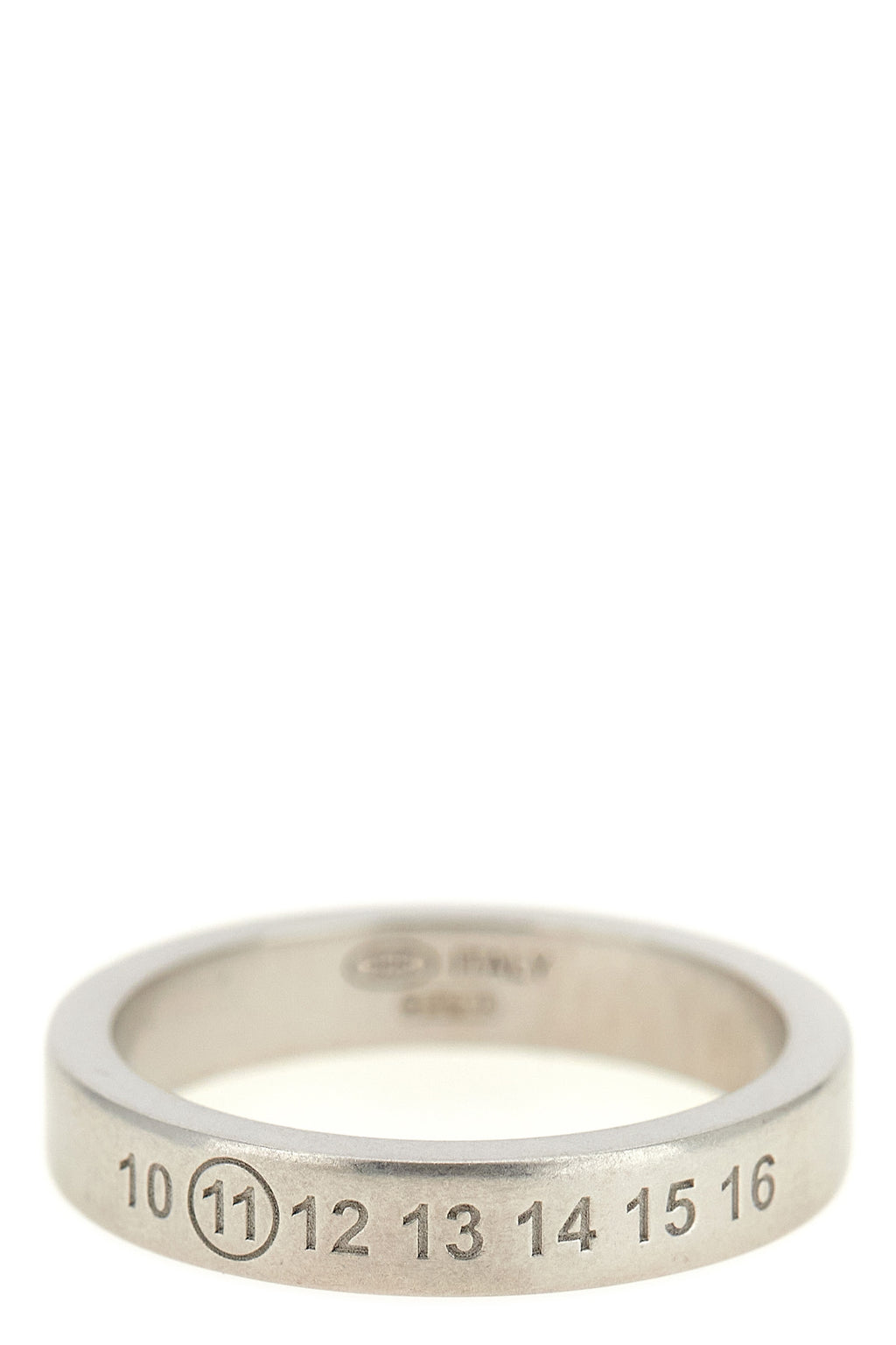 MAISON MARGIELA 'Number Reference' ring For Men 100% silver