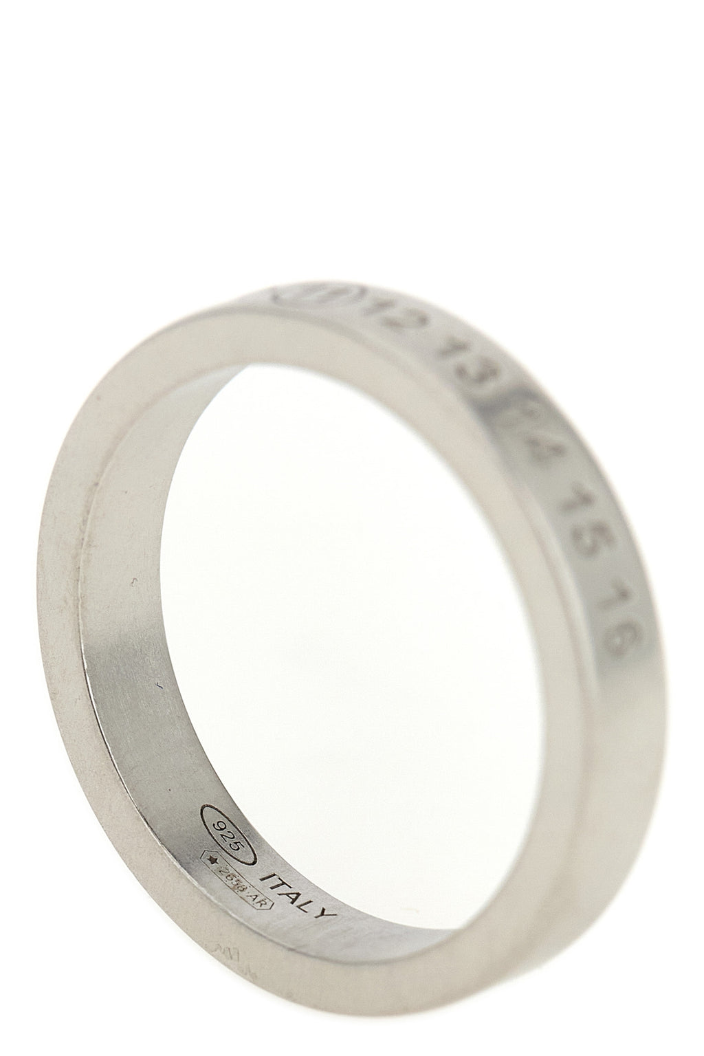 MAISON MARGIELA 'Number Reference' ring For Men 100% silver