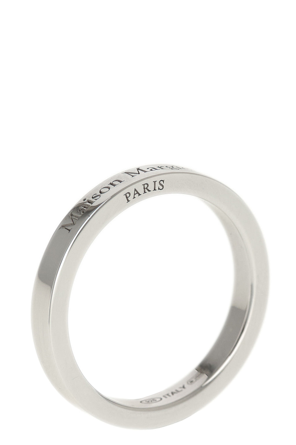 MAISON MARGIELA Logo ring For Men 100% silver