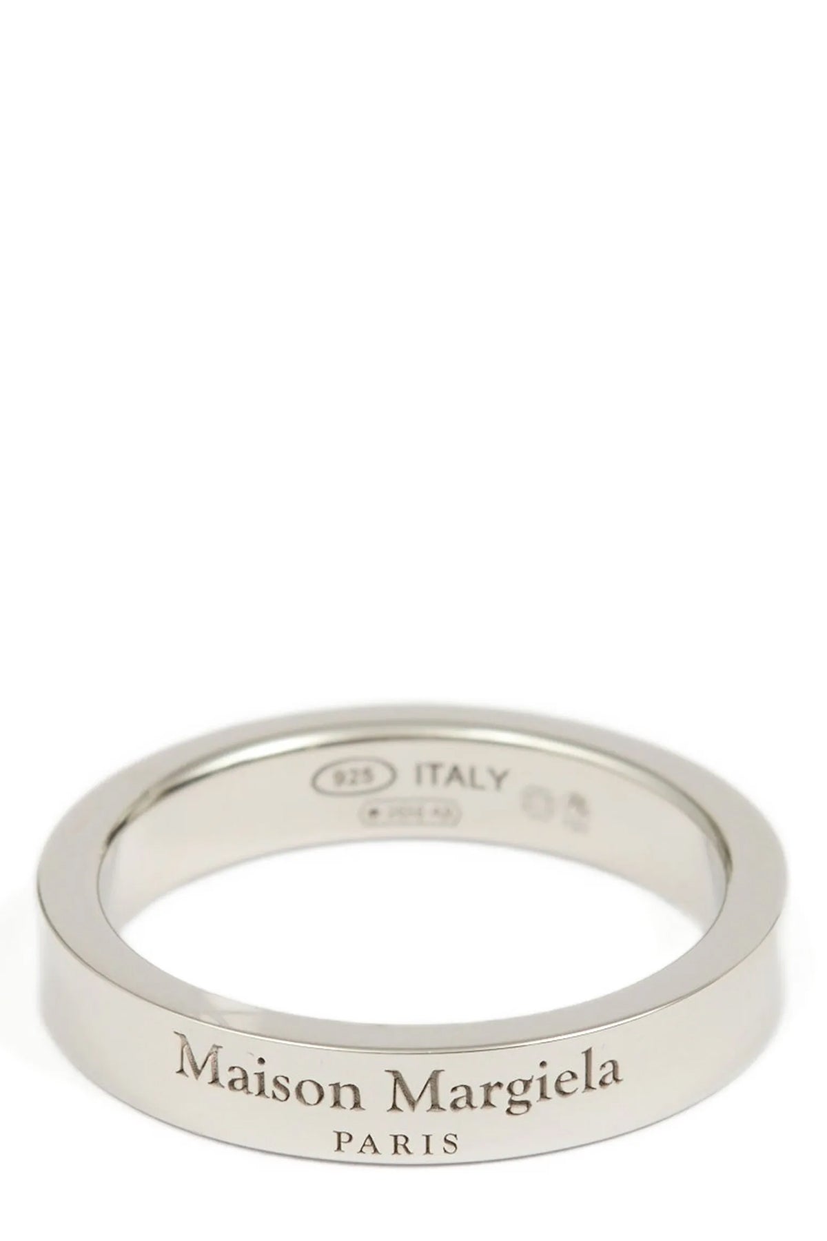 MAISON MARGIELA Logo ring For Men 100% silver