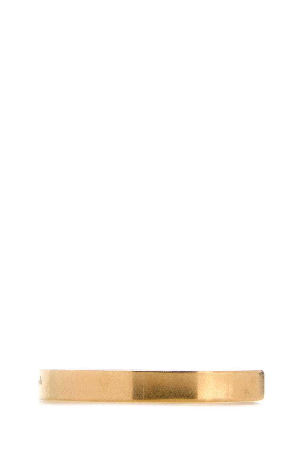 MAISON MARGIELA LOGO REFERENCE CUFF 8 MM For Women Exterior: 100% 925 silver Finishing color: Gold