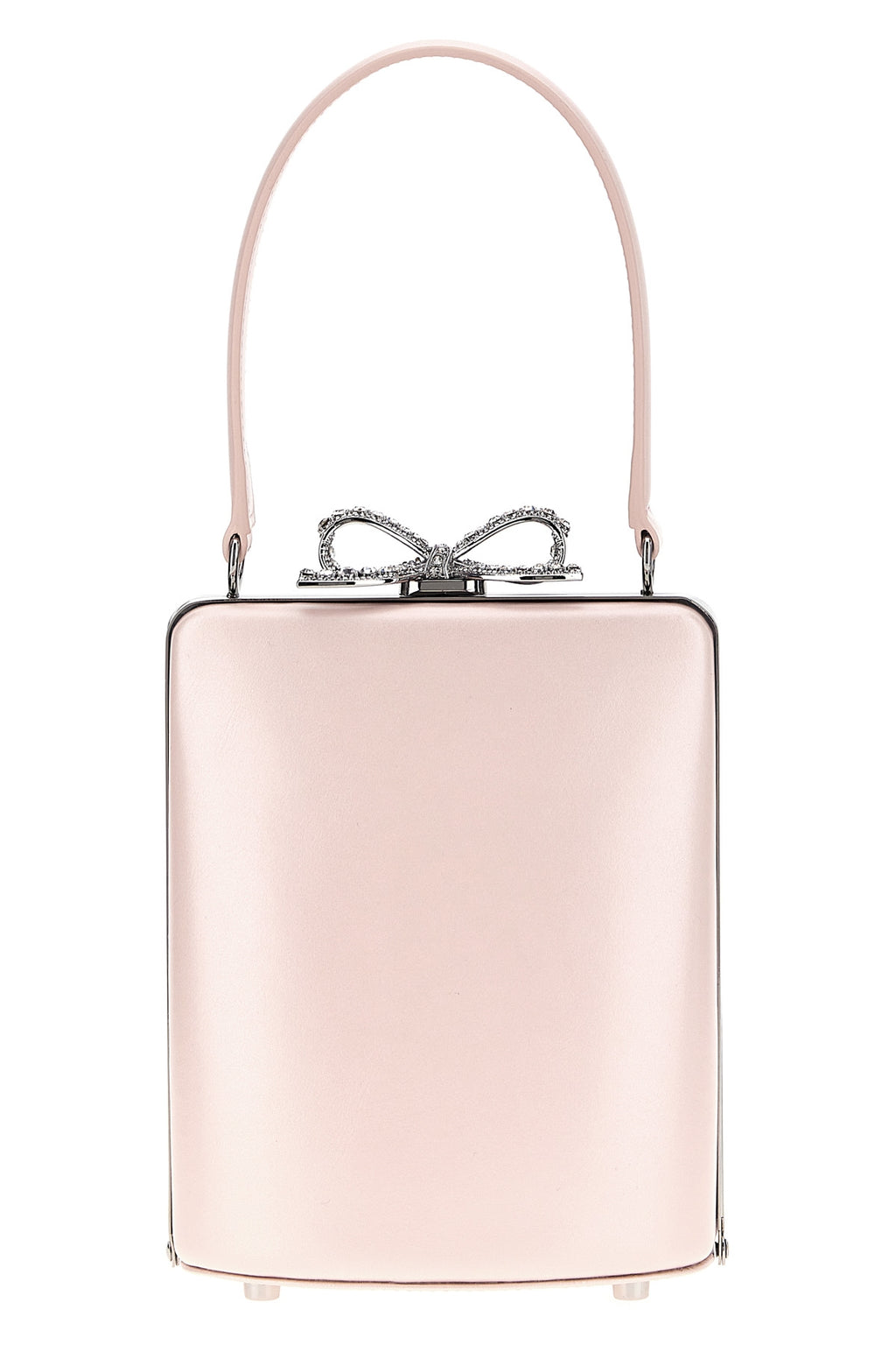 SELF PORTRAIT 'Pink Leather Mini Bow' handbag For Women 100% leather