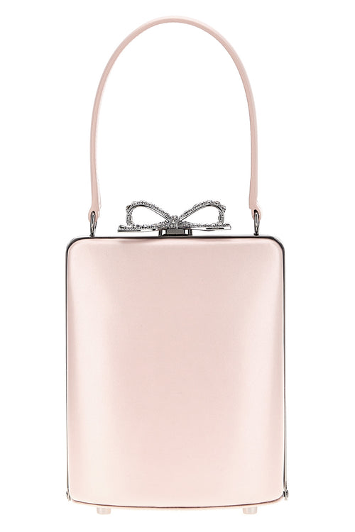 SELF PORTRAIT 'Pink Leather Mini Bow' handbag For Women 100% leather