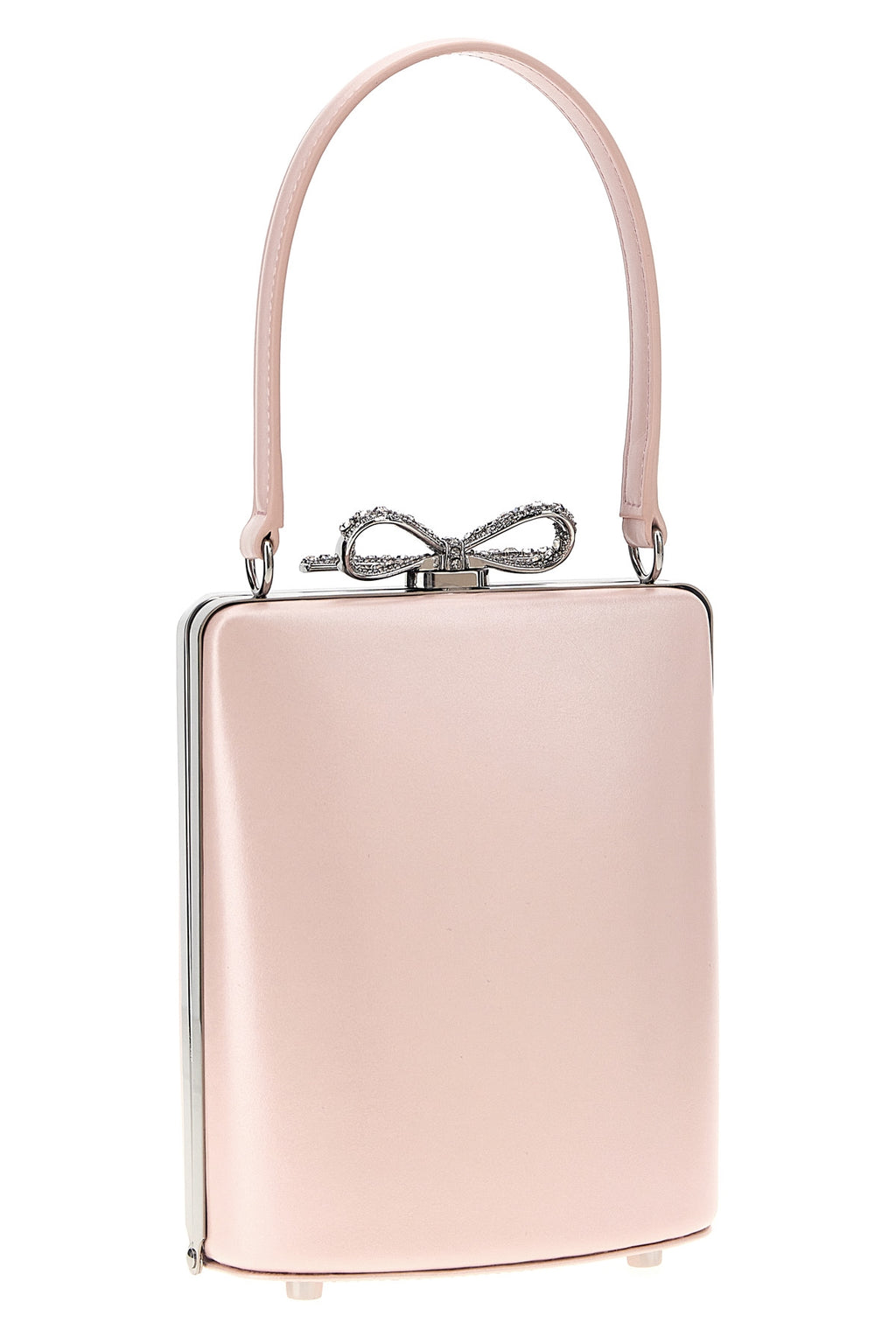 SELF PORTRAIT 'Pink Leather Mini Bow' handbag For Women 100% leather