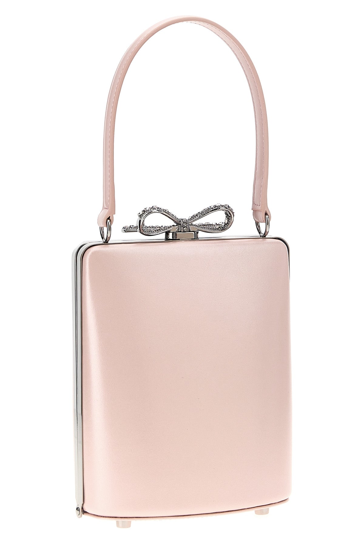 SELF PORTRAIT 'Pink Leather Mini Bow' handbag For Women 100% leather