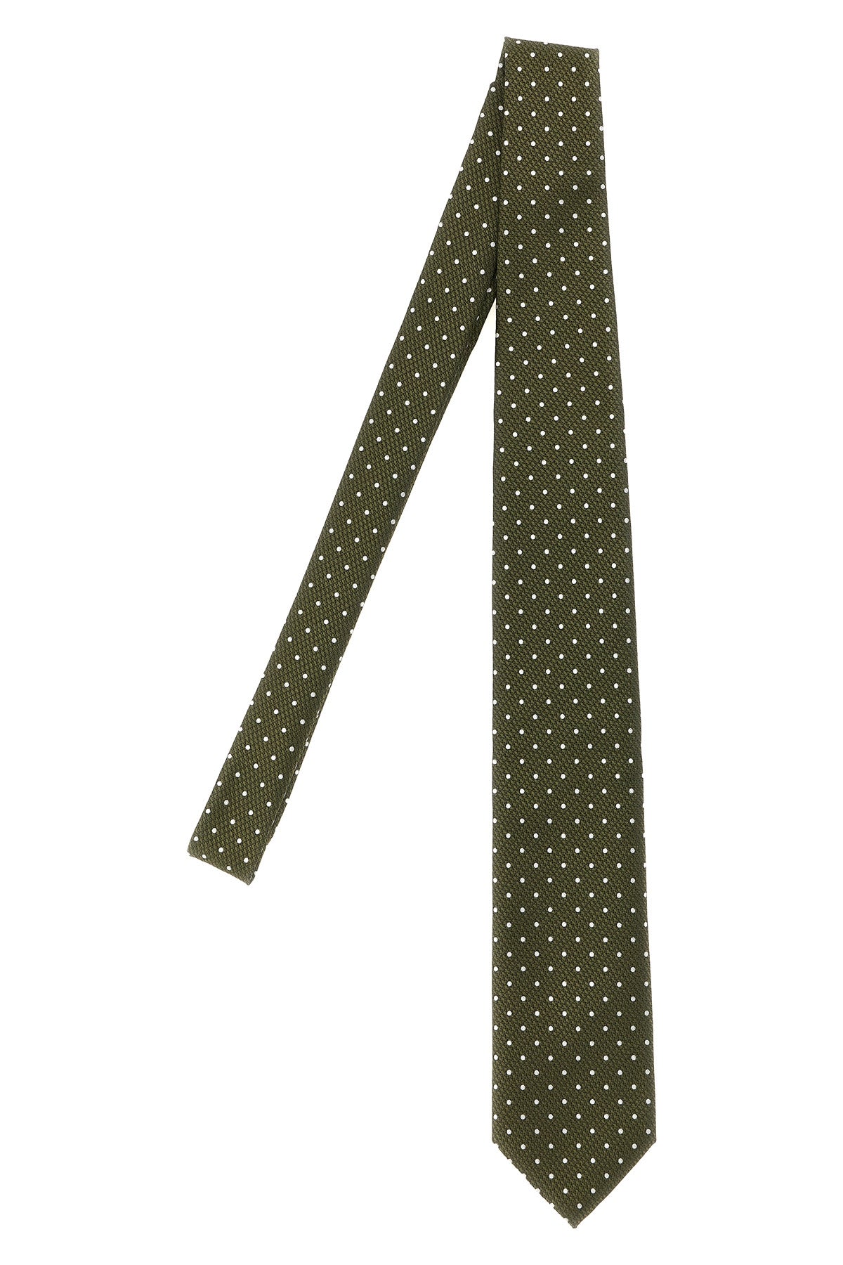 TOM FORD Polka dot tie For Men 100% silk mulberry