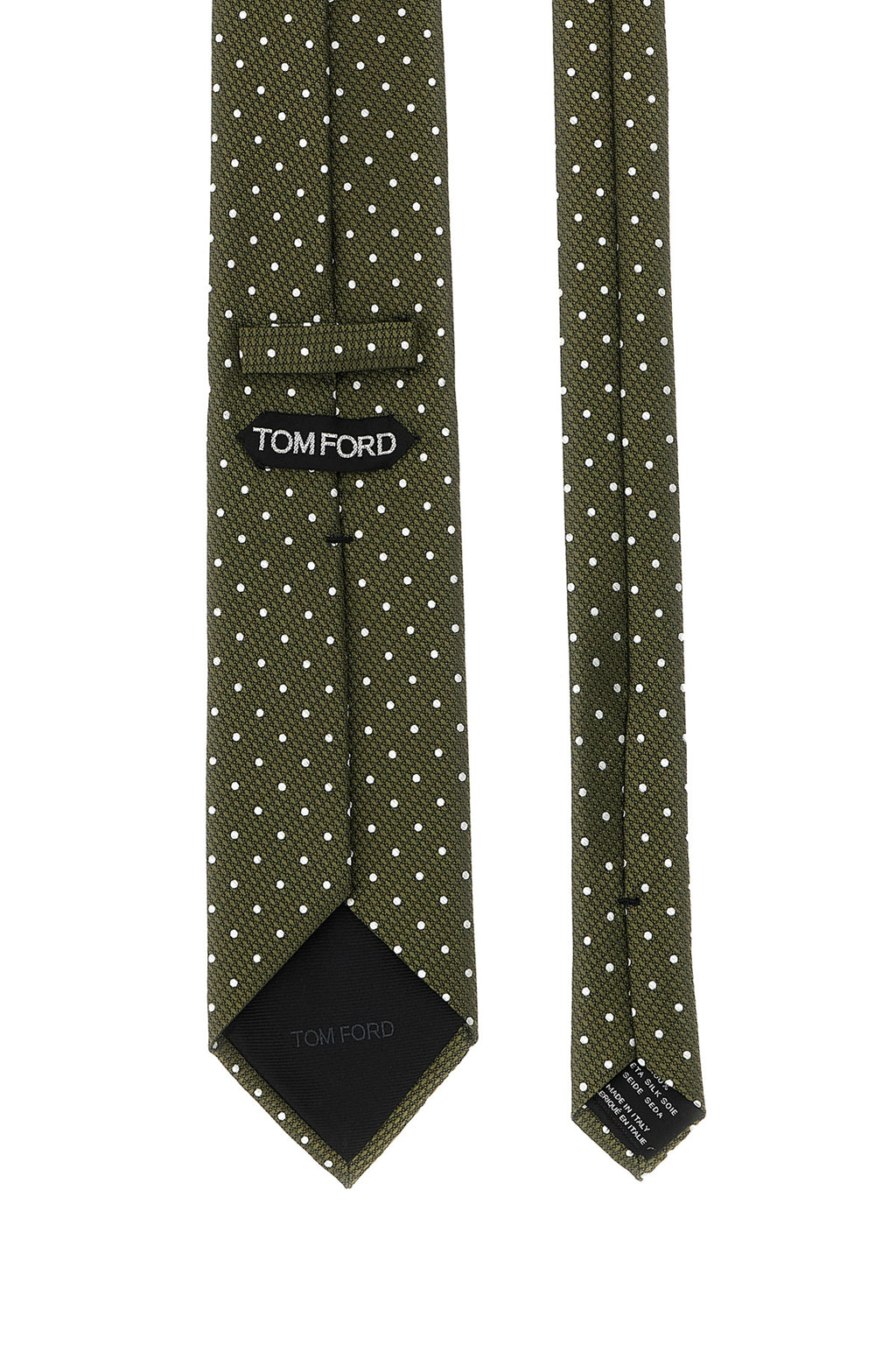 TOM FORD Polka dot tie For Men 100% silk mulberry